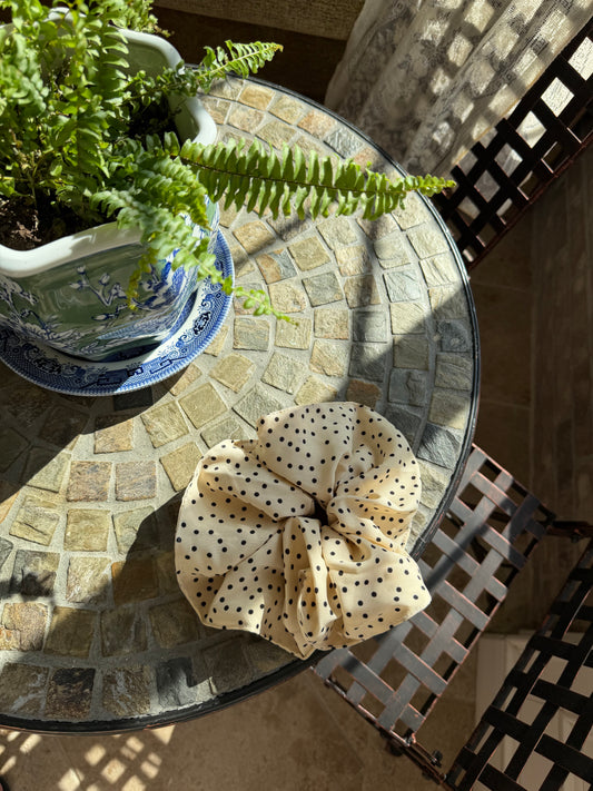 Big Polka Dot Scrunchie
