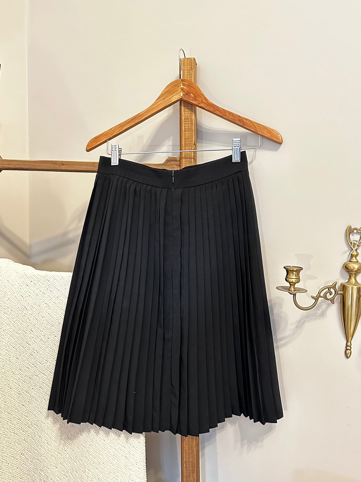 Pleated Midi Skirt