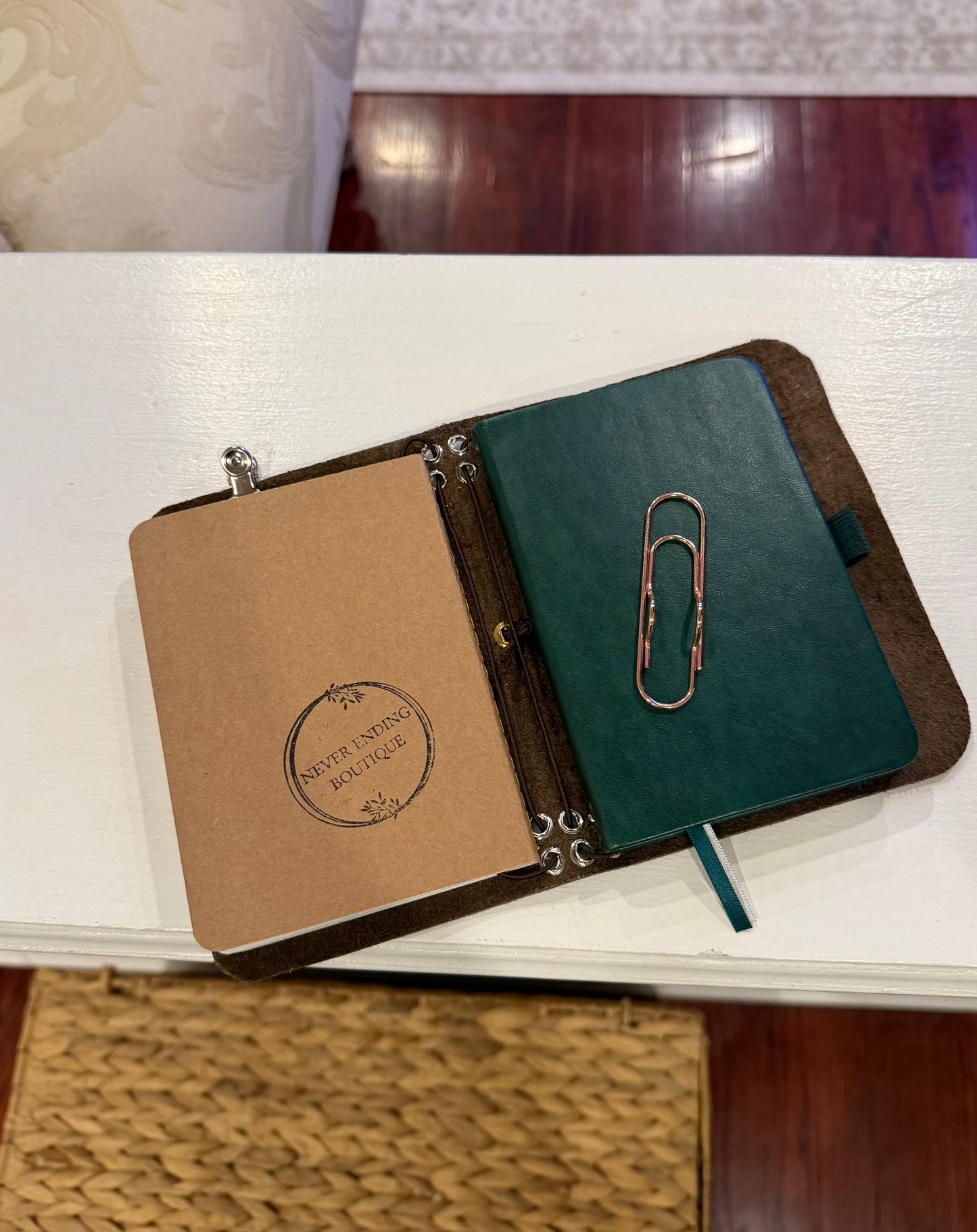 A6 Cowhide Leather Journal