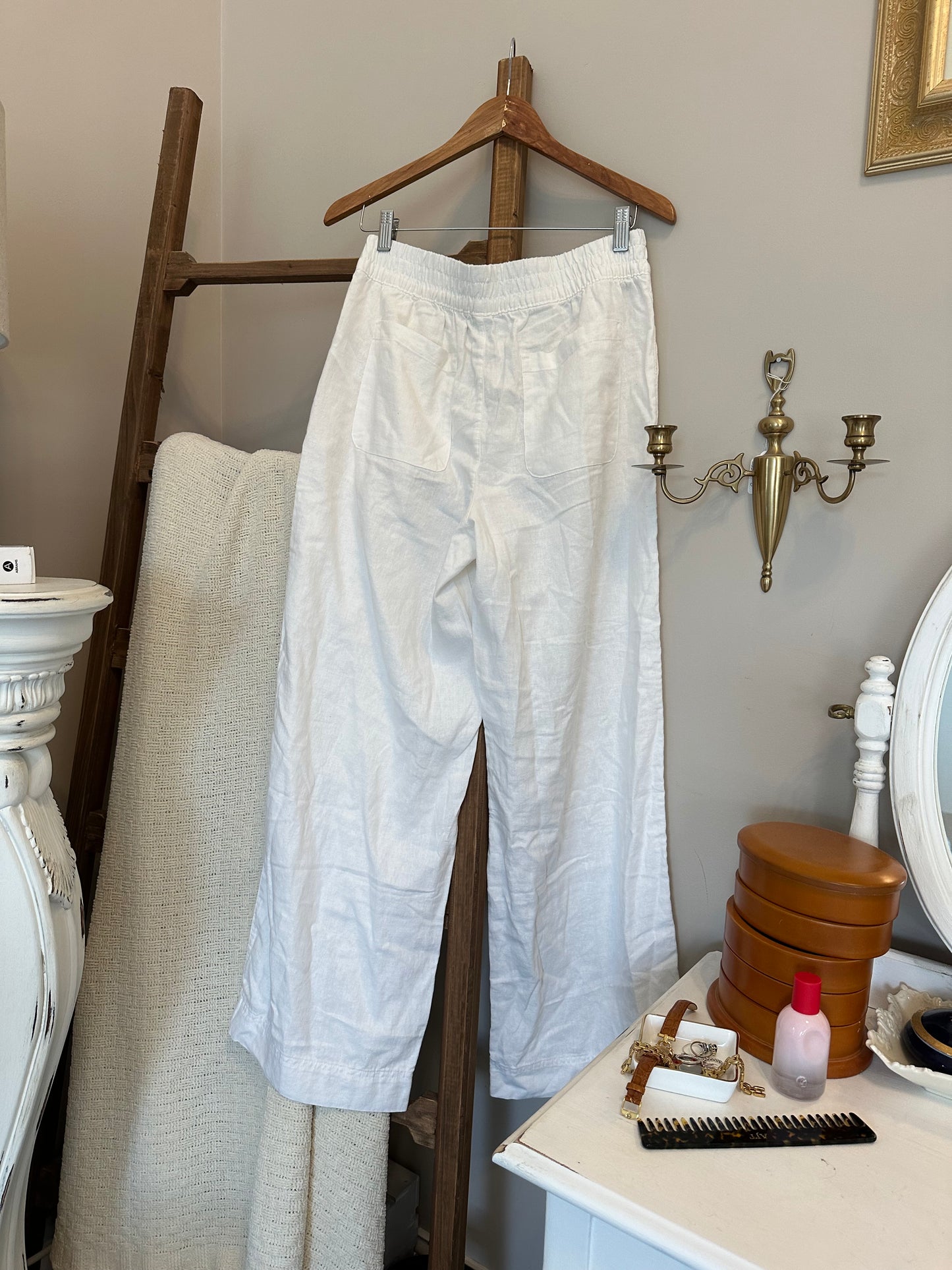 Wide Leg Linen Pants