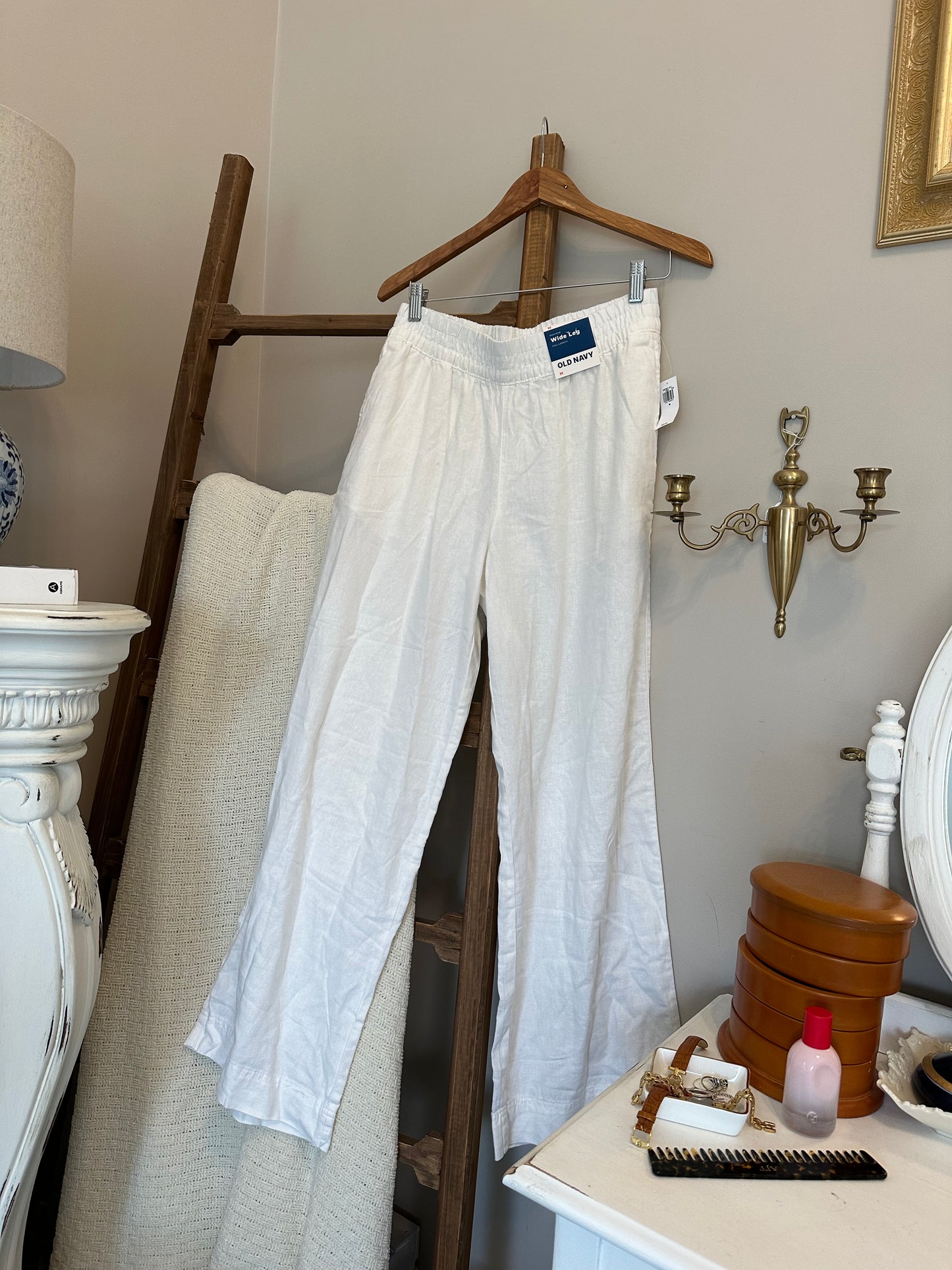 Wide Leg Linen Pants