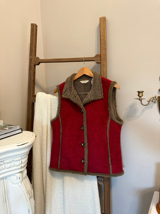 LLBean Suede Vest