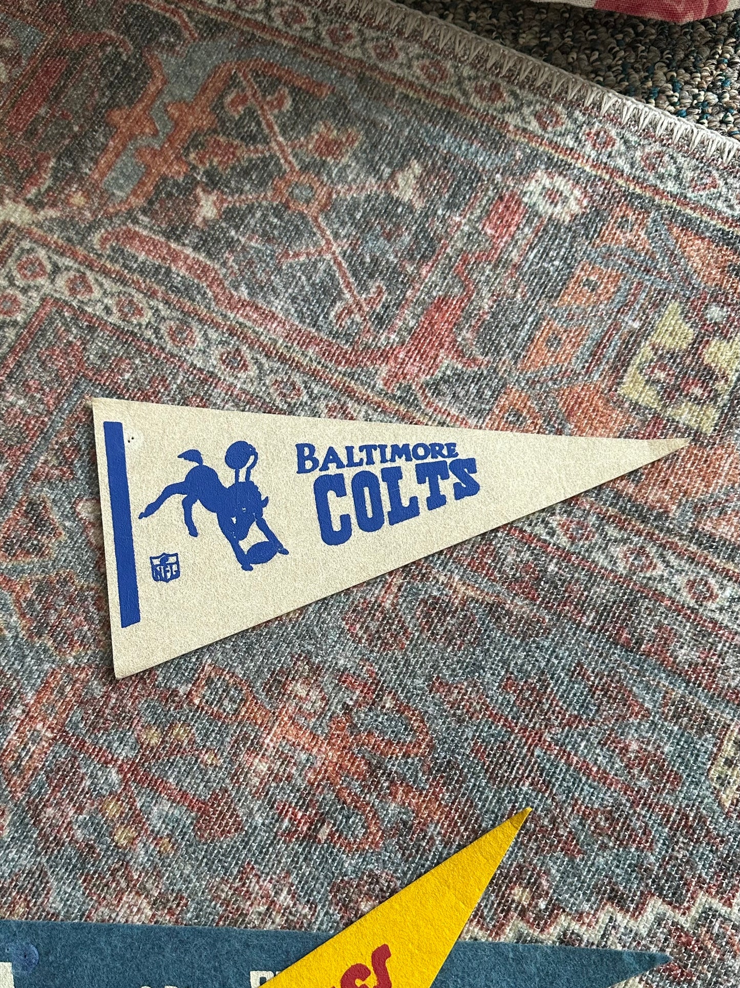 (Copy) Baltimore Colts Vintage NFL Mini Felt Pennants 1960s-70s