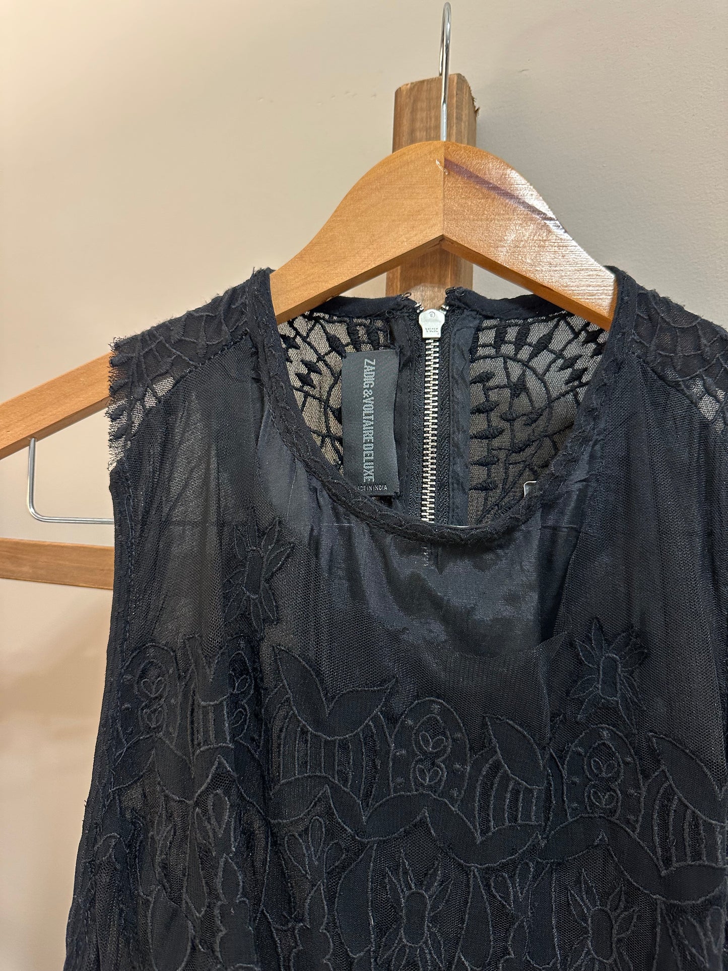 Zadig & Voltaire Crew Neck Mini Dress