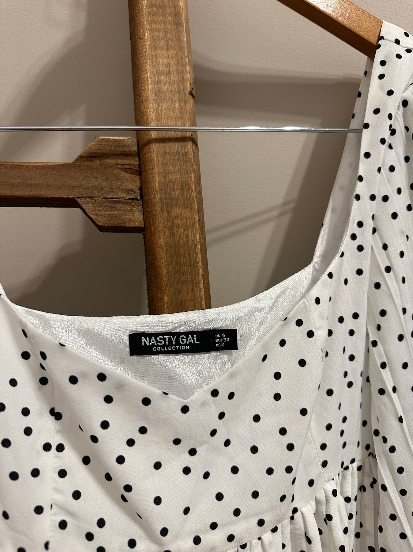 Nasty Gal Polka Dot Dress