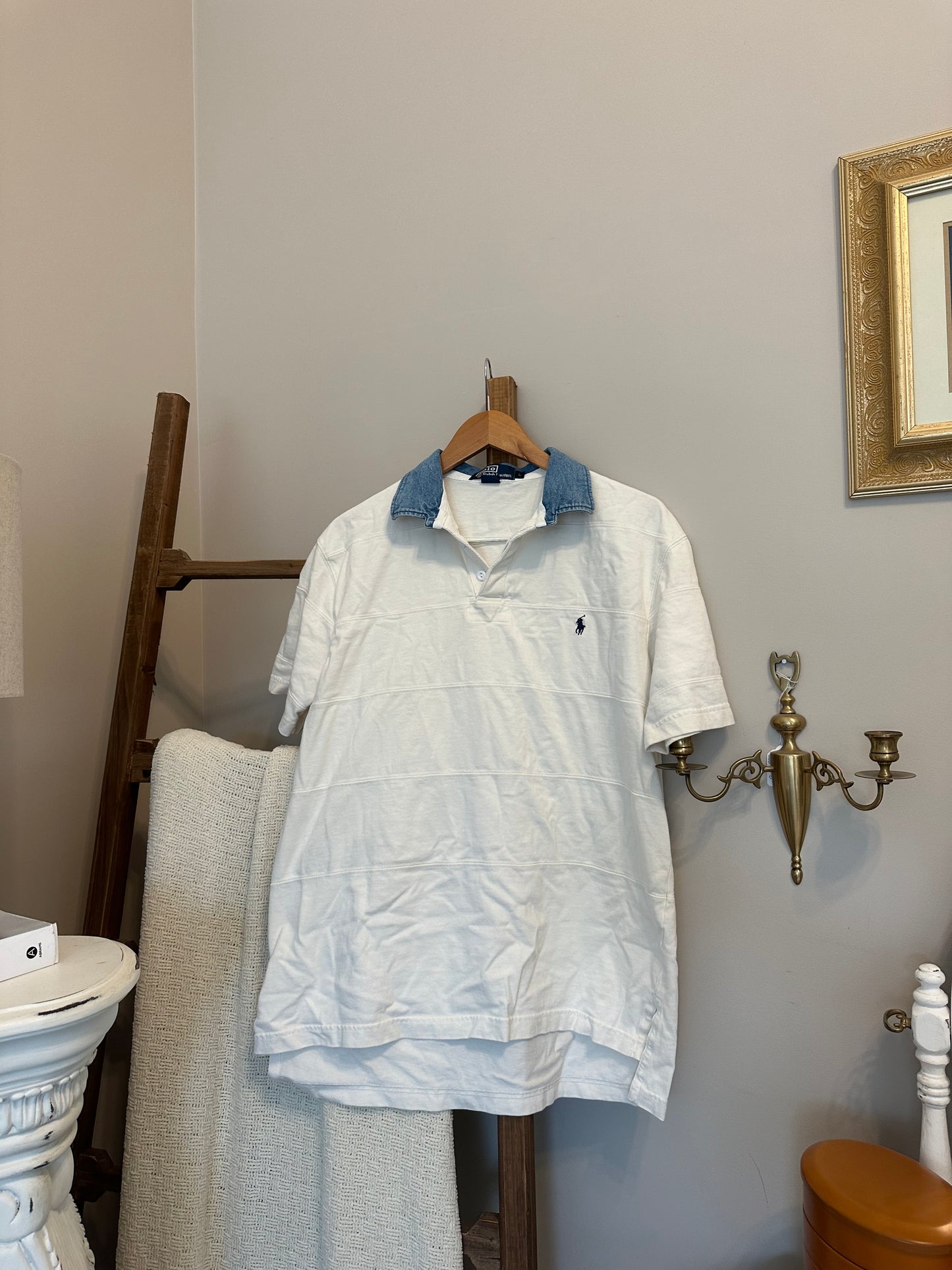 Denim Collar Polo Ralph Lauren