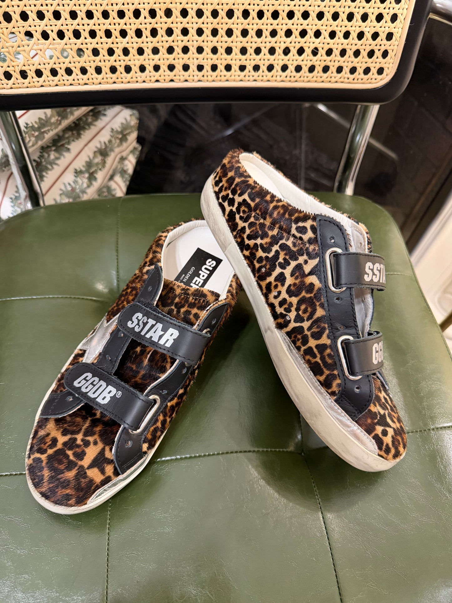 Golden Goose Slide On Velcro Sneakers