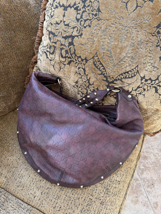 Gucci Guccissima Biba Hobo Bag