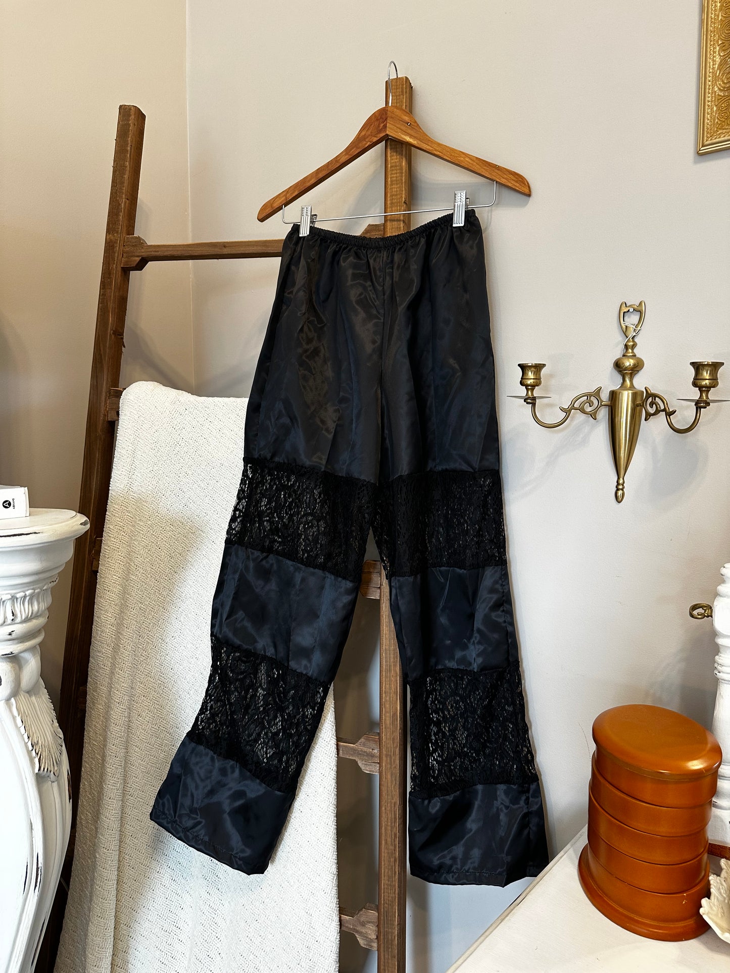 Urban Renewal Remade Lace Insert Silky Pants