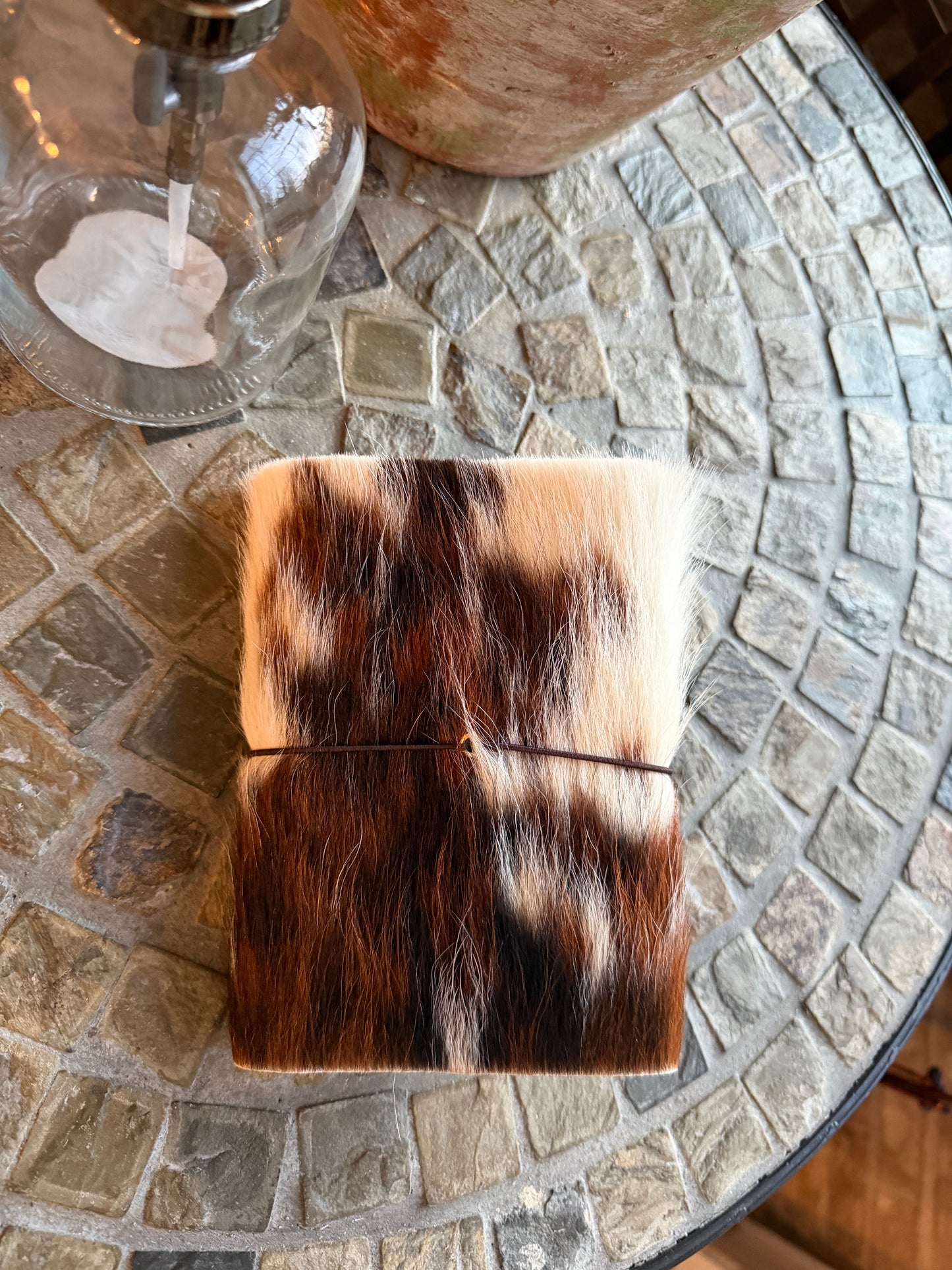 A6 Cowhide Leather Trifold (Horse)
