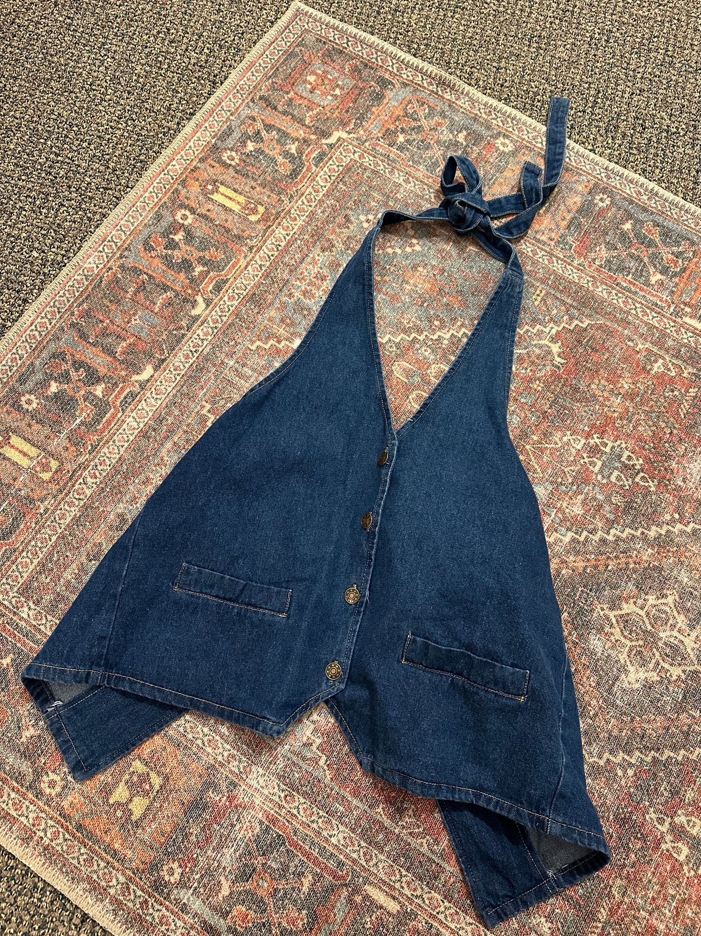 Lioness Open Back Jean Top