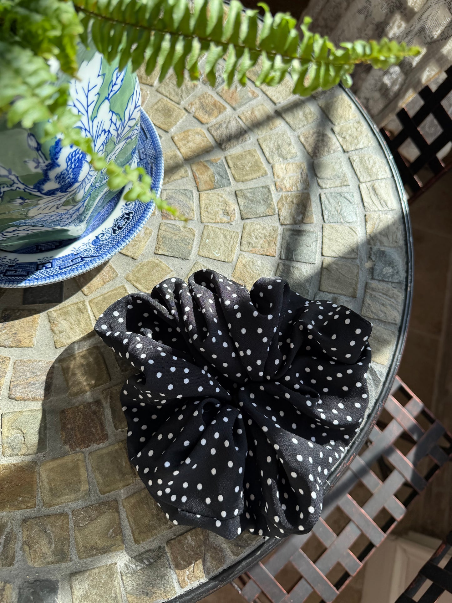 Big Polka Dot Scrunchie