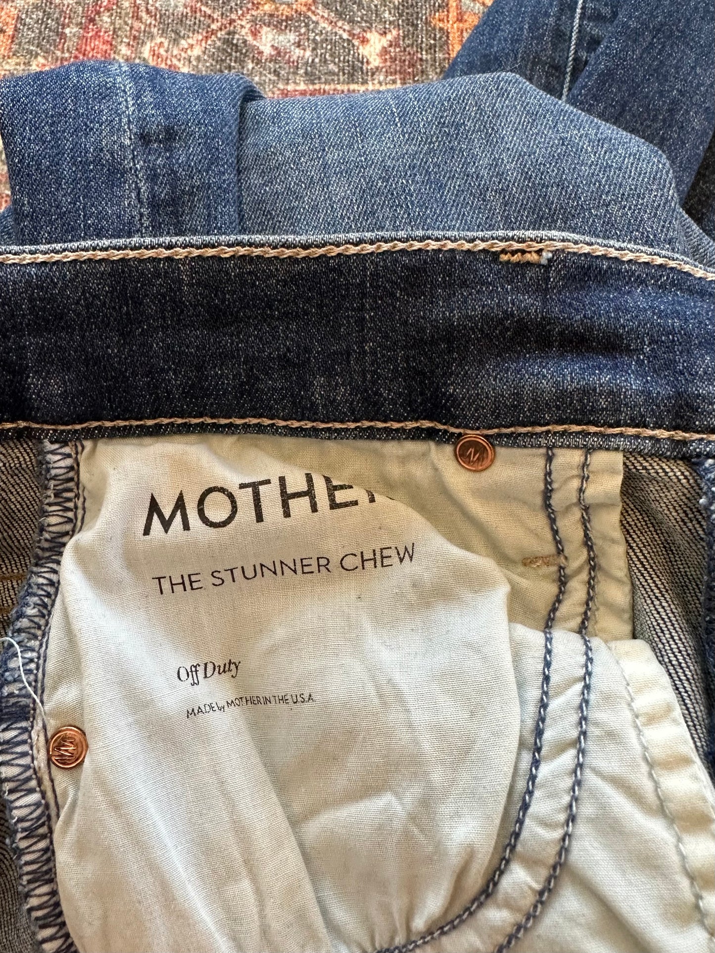 Mother The Stunner Chew Skinny Jeans