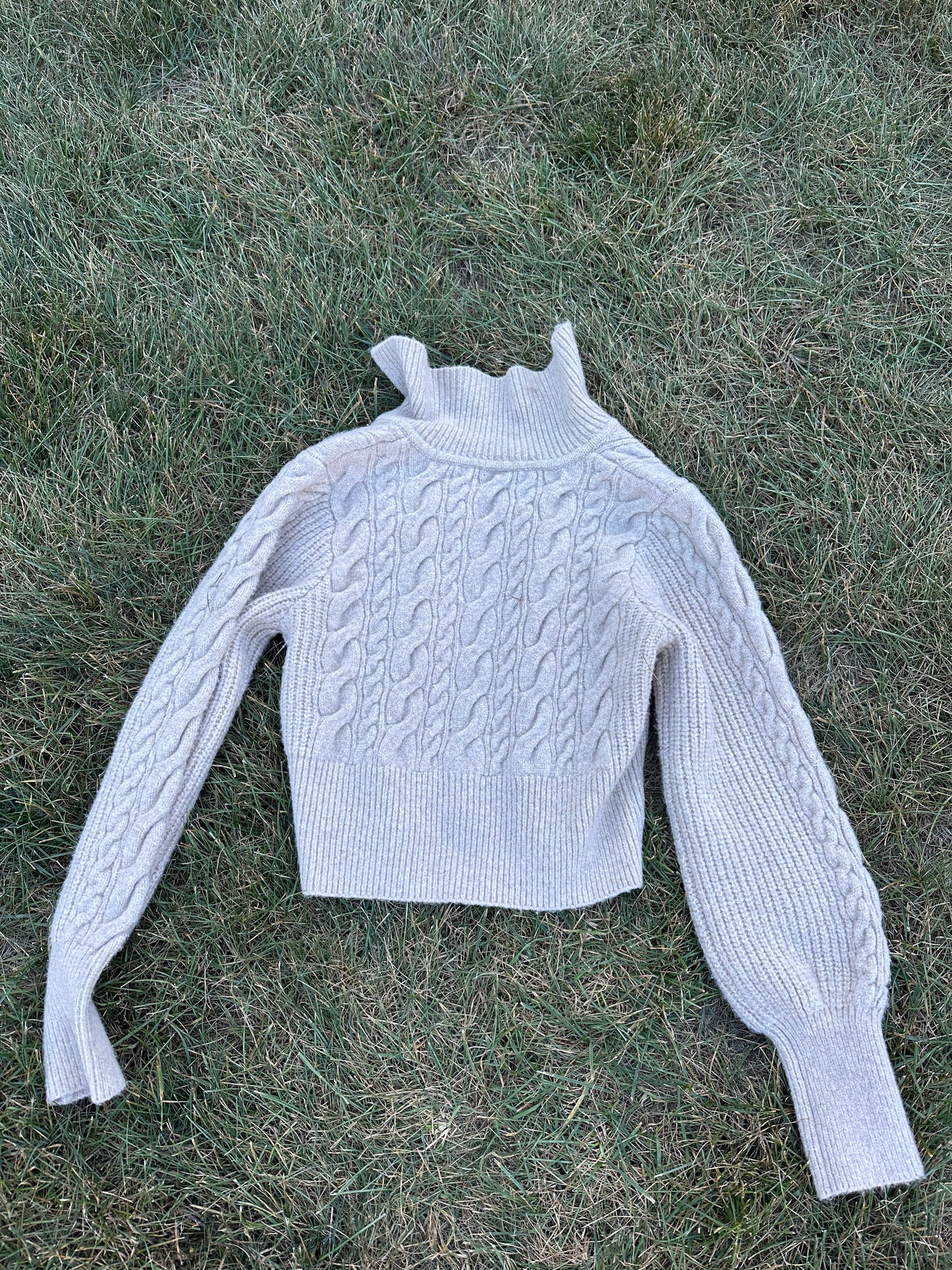 Knit Zip Up Sweater