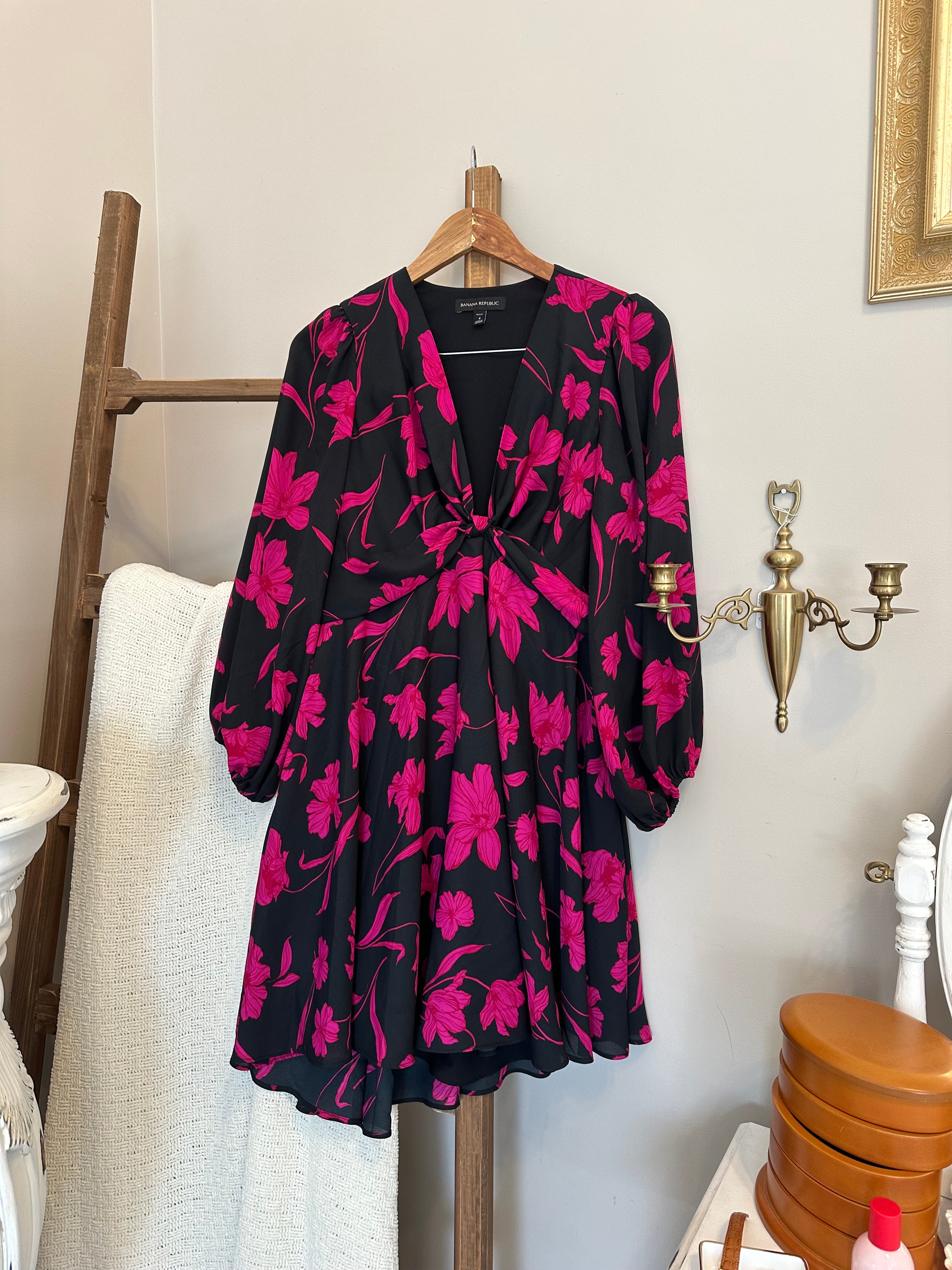 Banana republic floral dress best sale