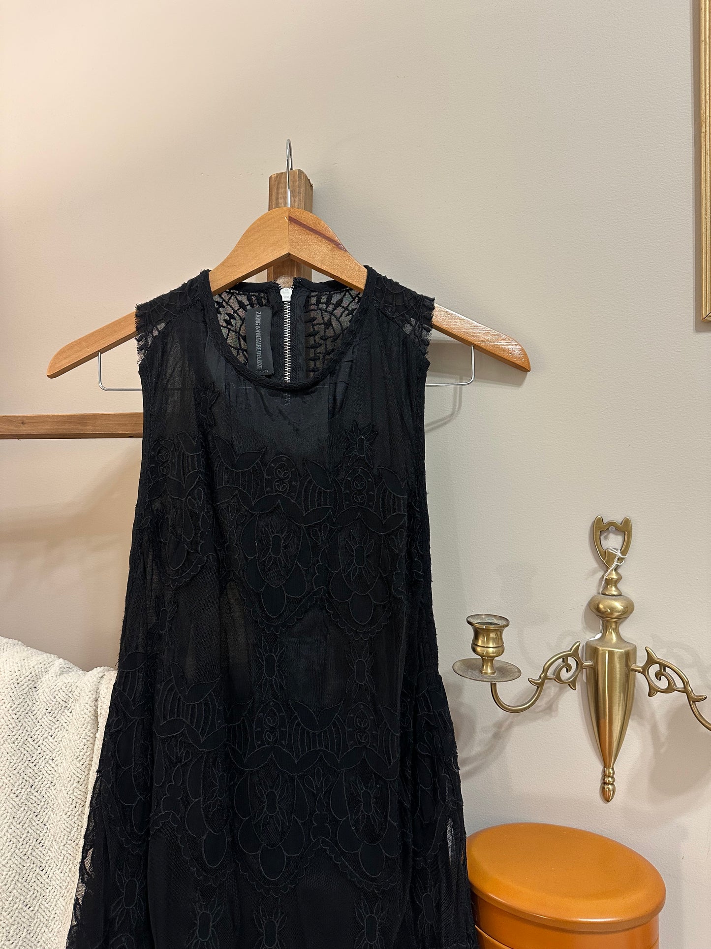 Zadig & Voltaire Crew Neck Mini Dress