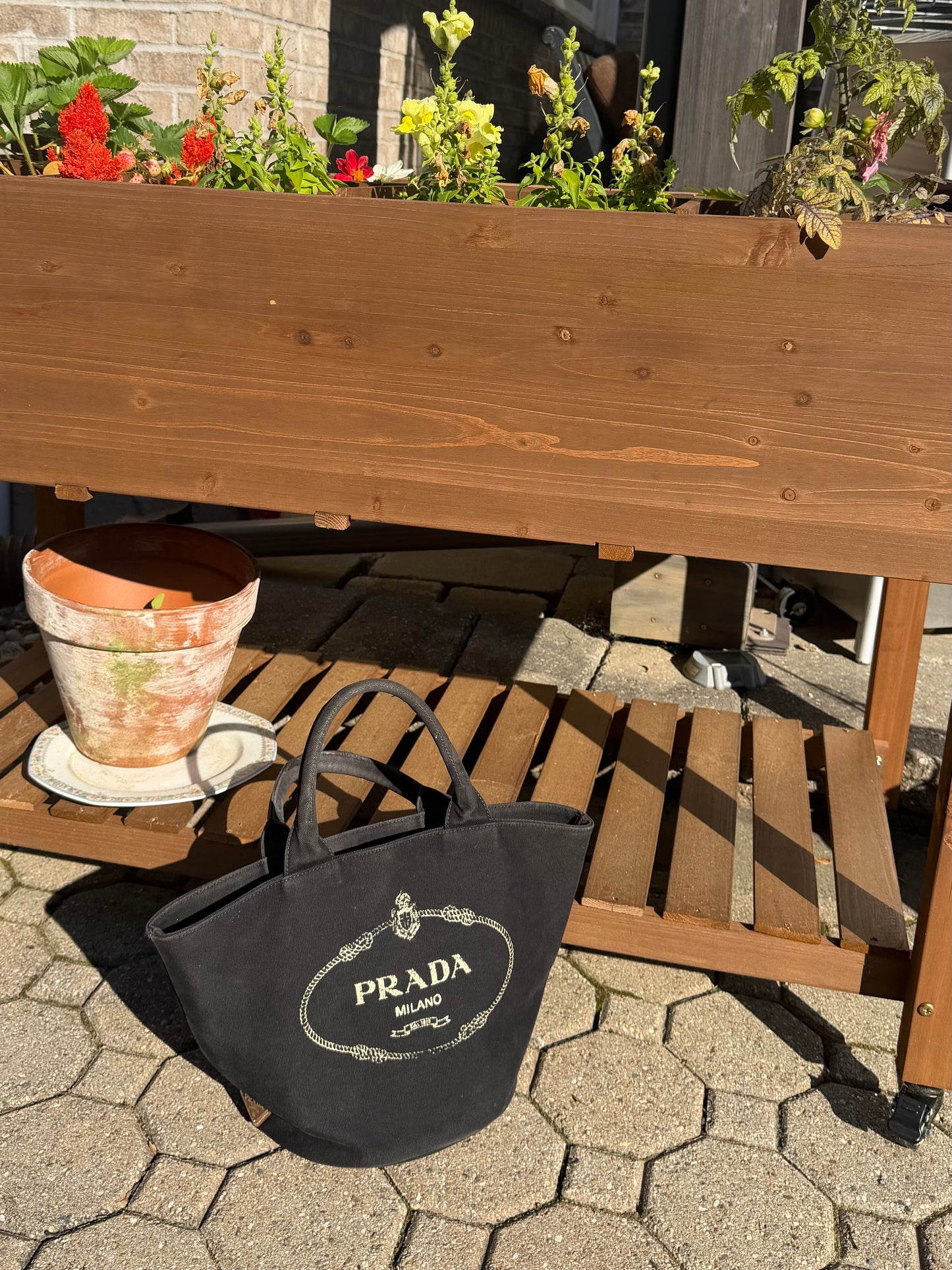 Prada Canvas Tote