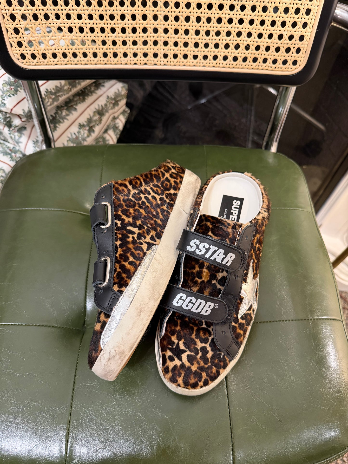 Golden Goose Slide On Velcro Sneakers