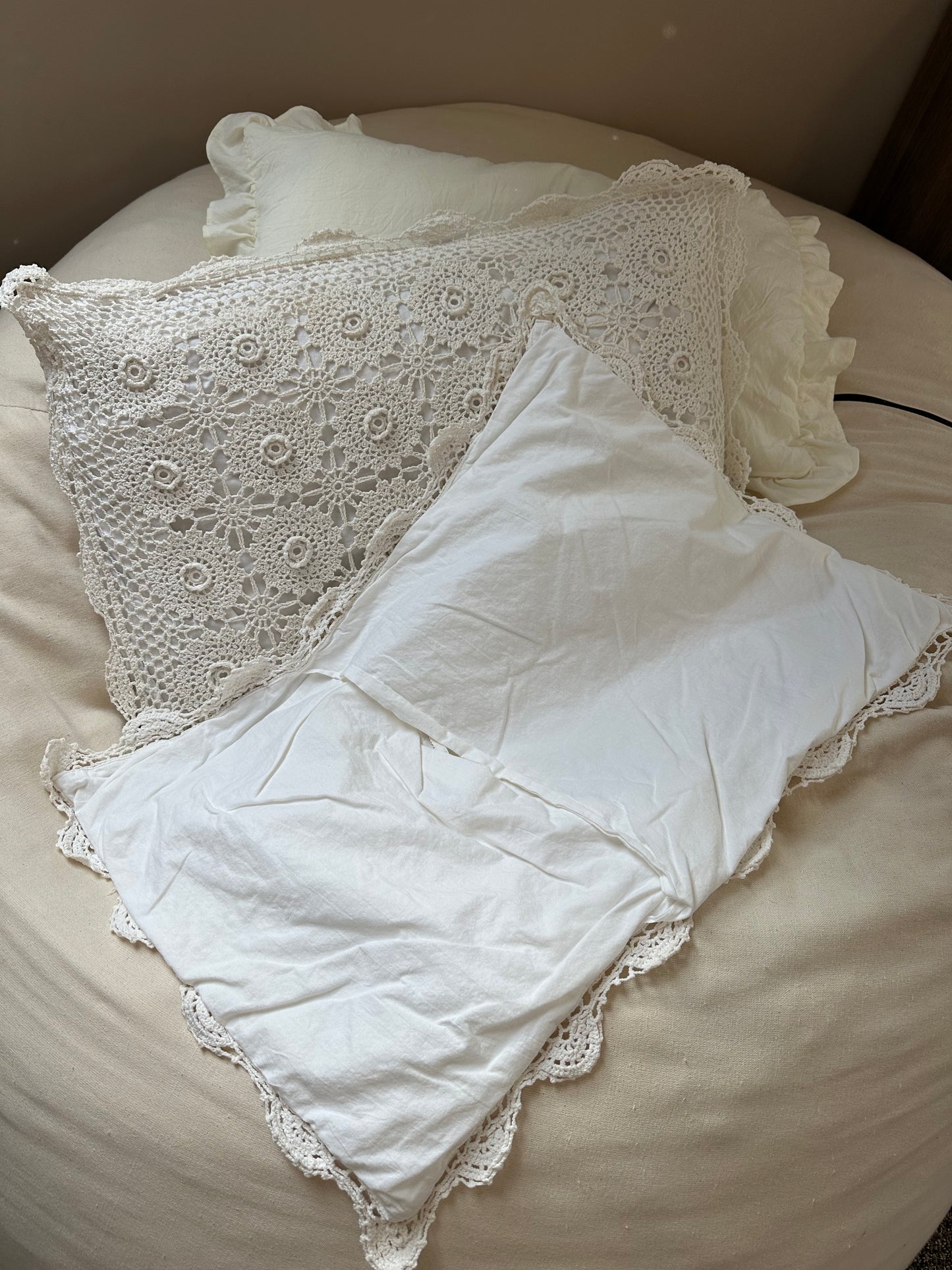 Crochet Pillowcase Cover (Set of 2)