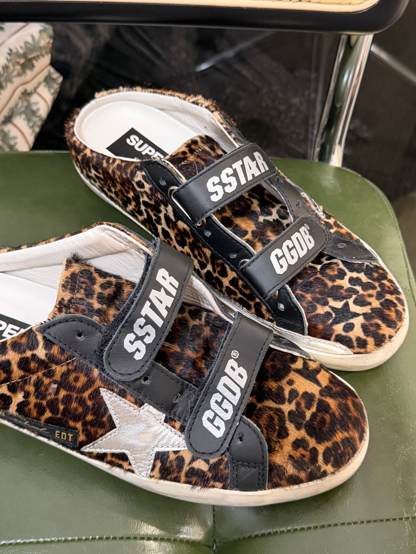 Golden Goose Slide On Velcro Sneakers