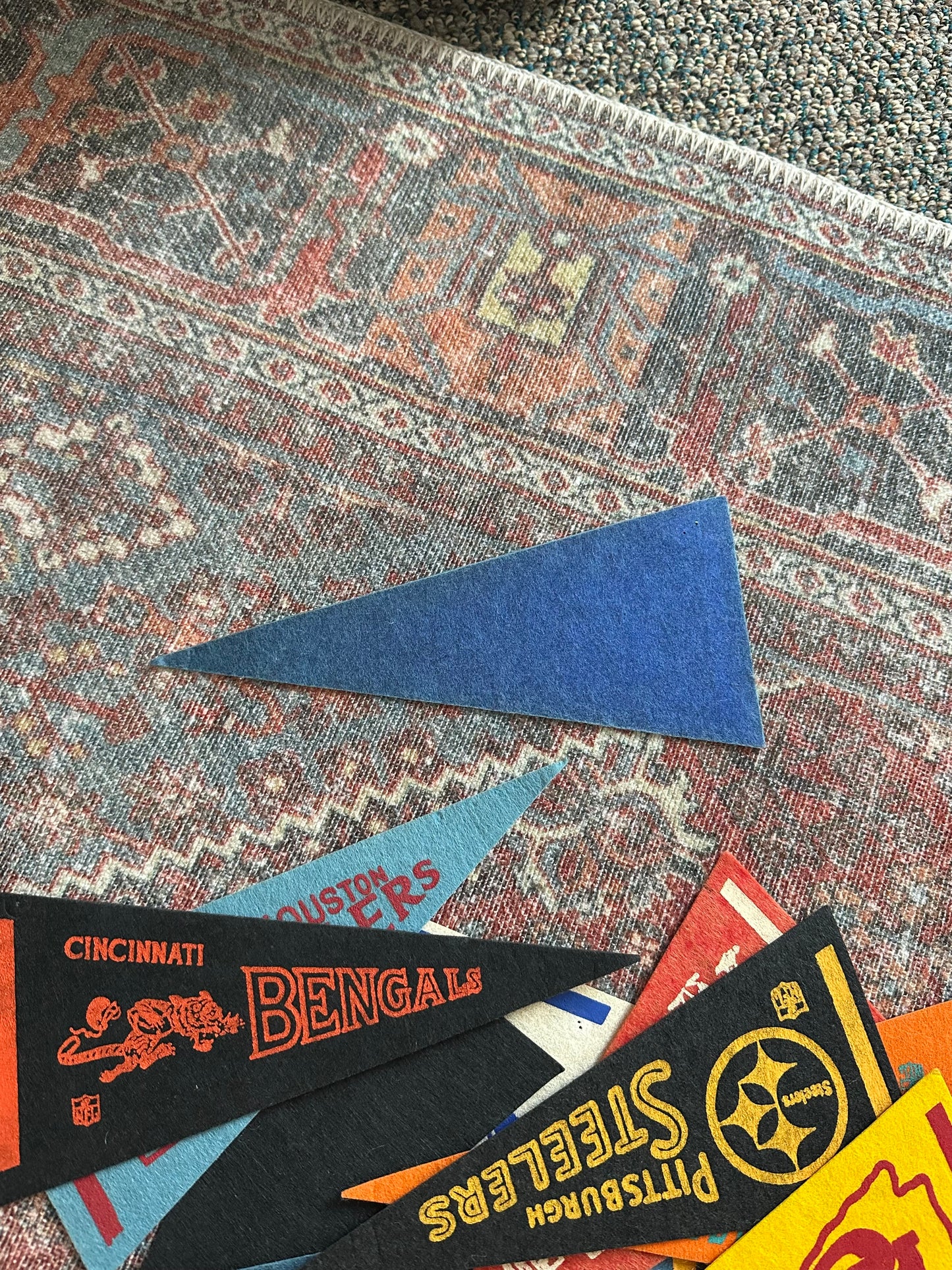 Buffalo Bills Vintage NFL Mini Felt Pennants 1960s-70s