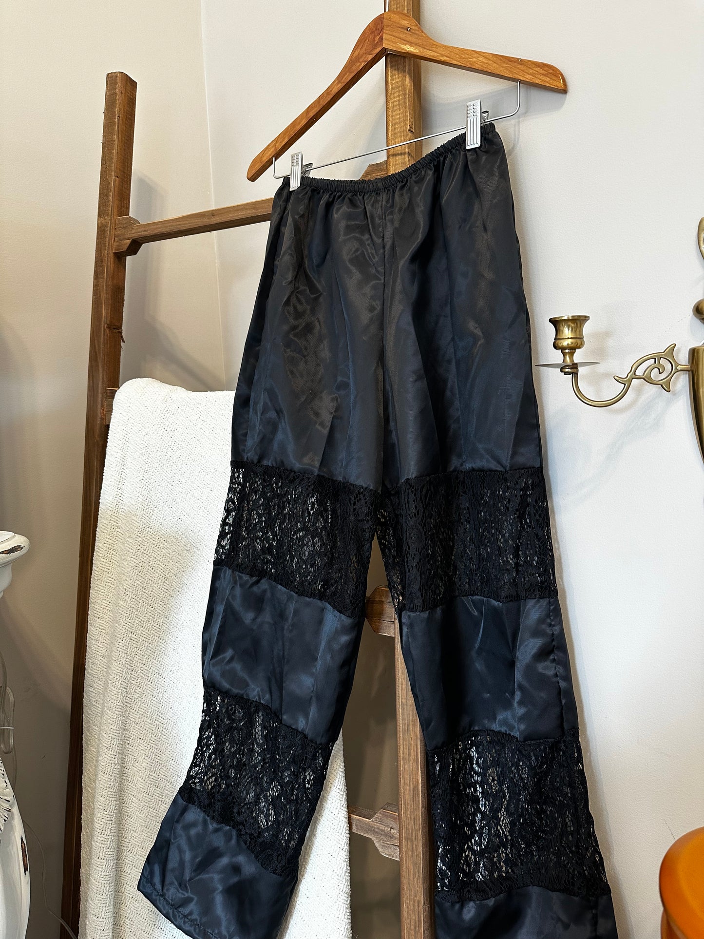 Urban Renewal Remade Lace Insert Silky Pants