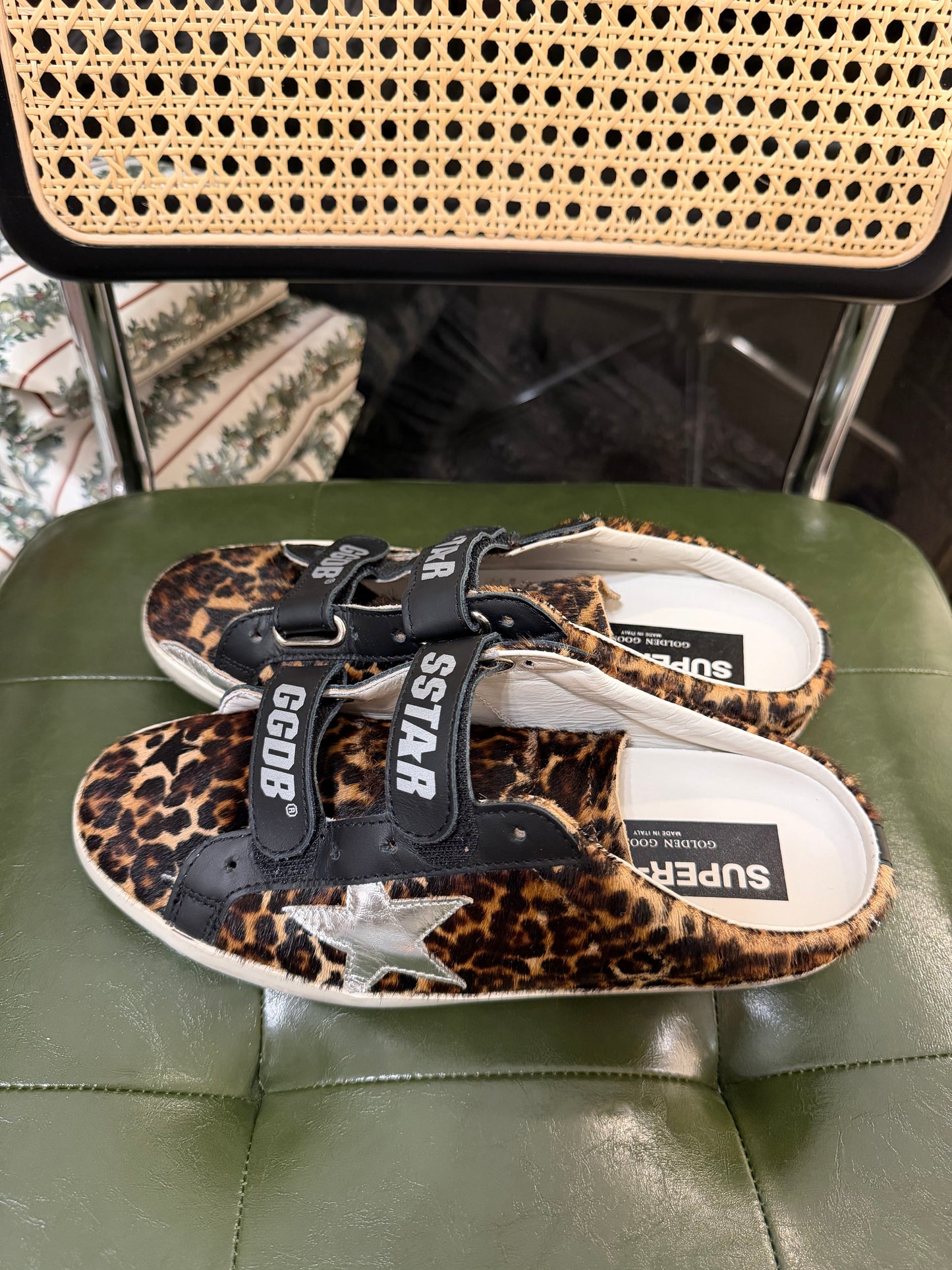 Golden Goose Slide On Velcro Sneakers
