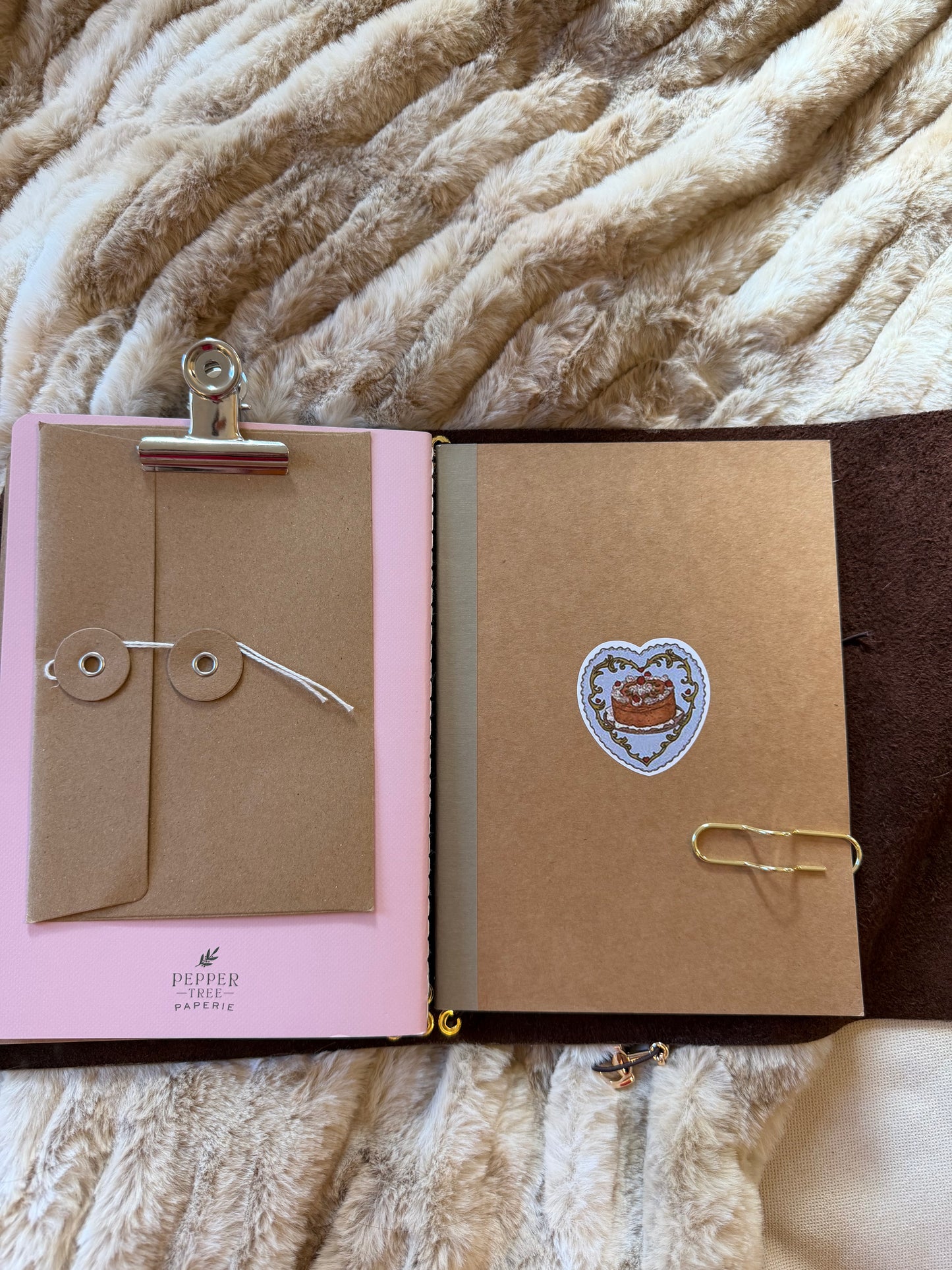 A5 Cowhide Leather Trifold Journal (Horsebit)