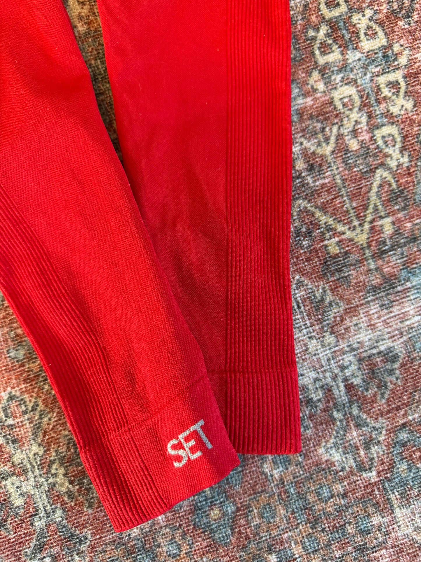 Set Active Red Leggings