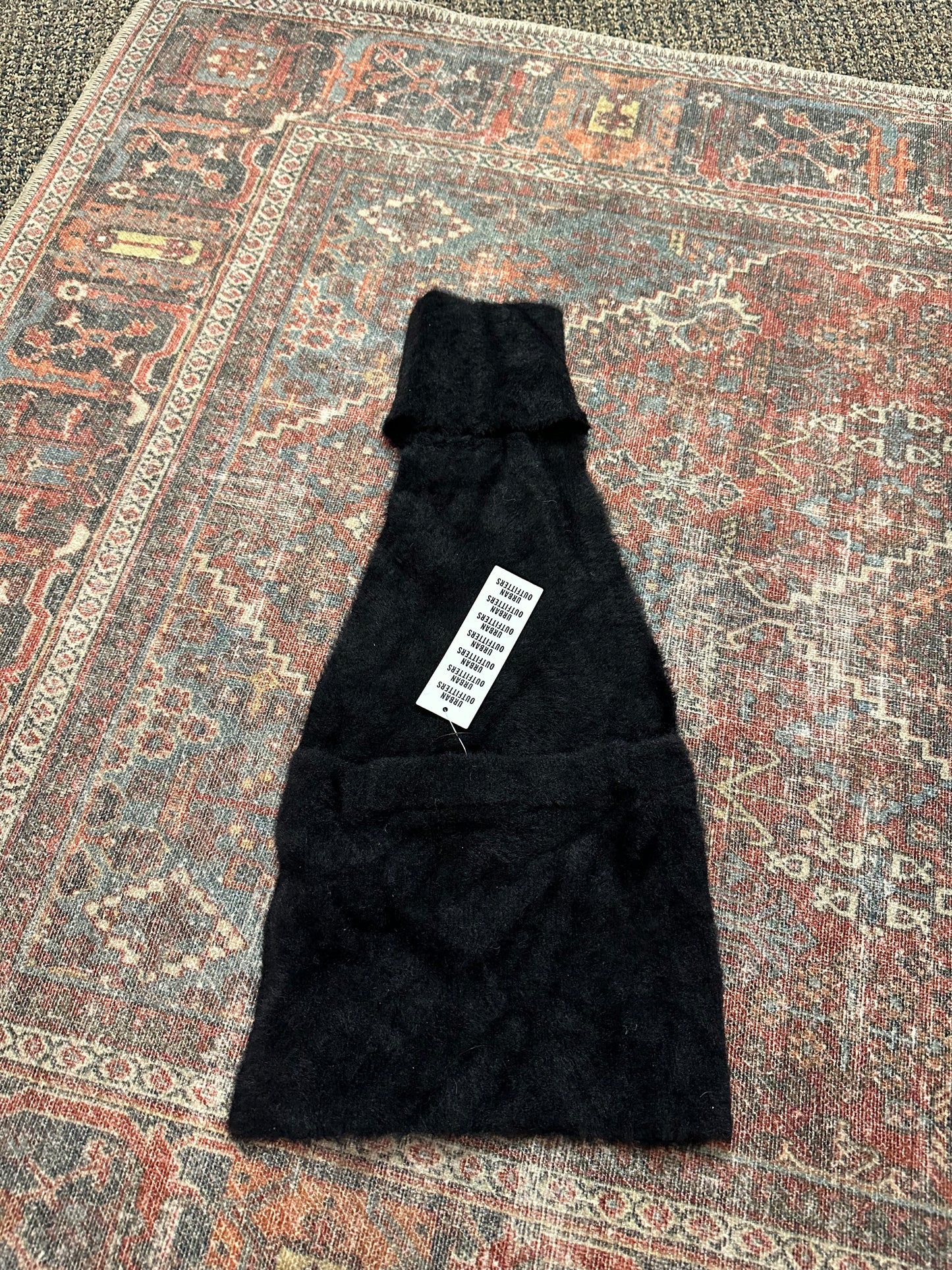 Halter Top Open Back Fur Top