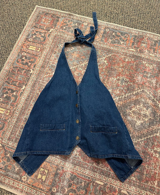 Lioness Open Back Jean Top