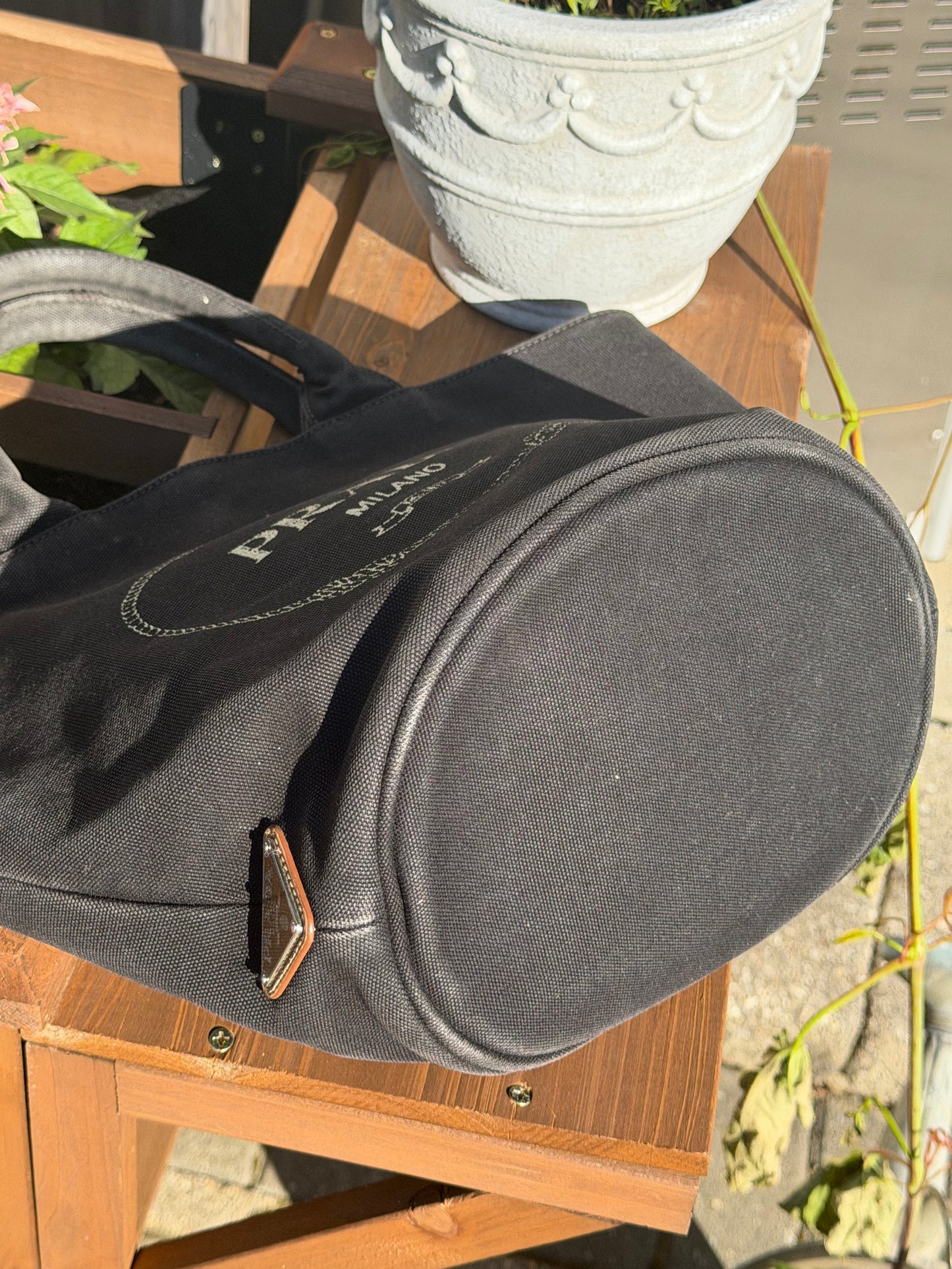 Prada Canvas Tote