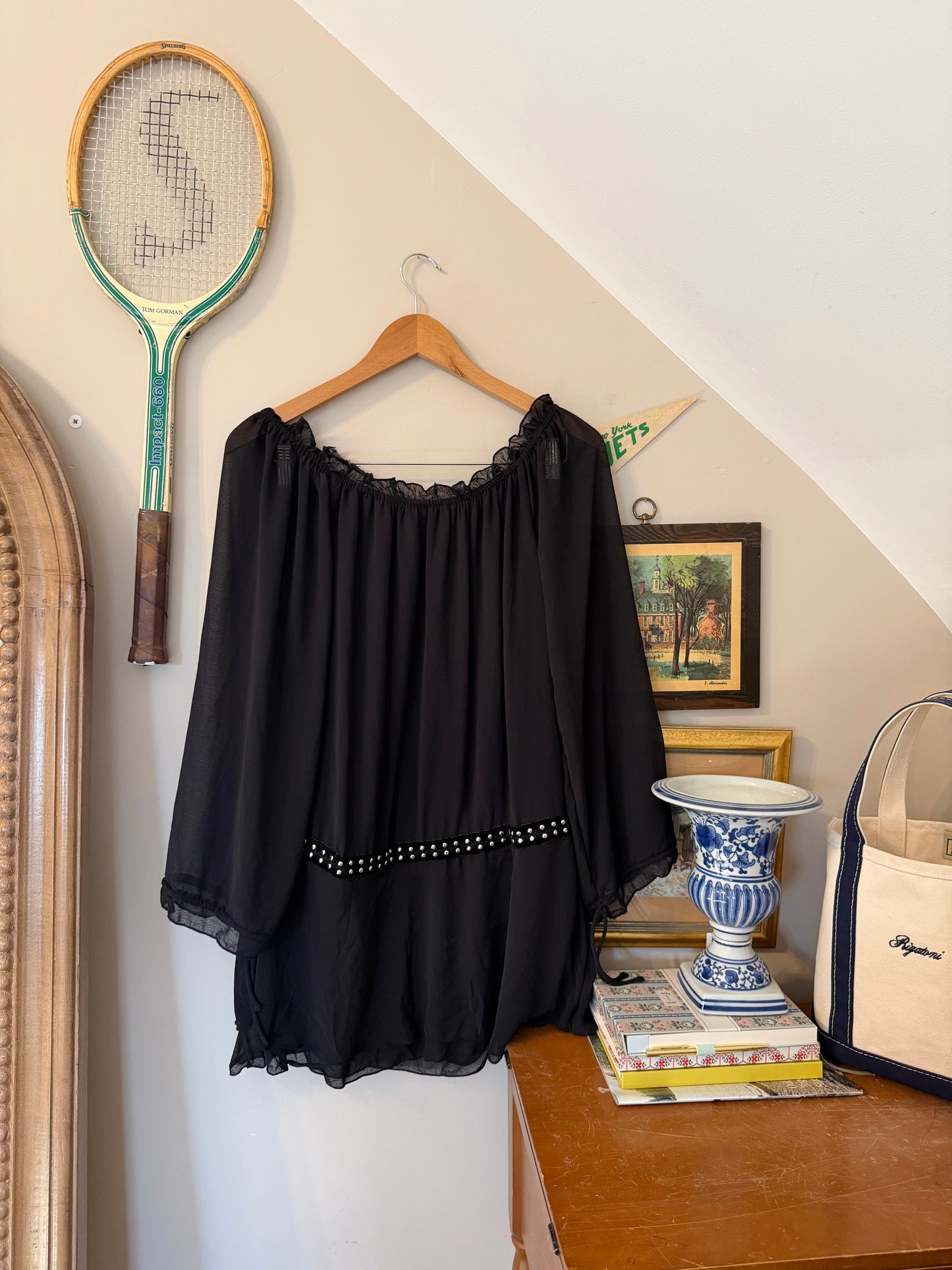 Off the Shoulder Mini Dress Urban Outfitters