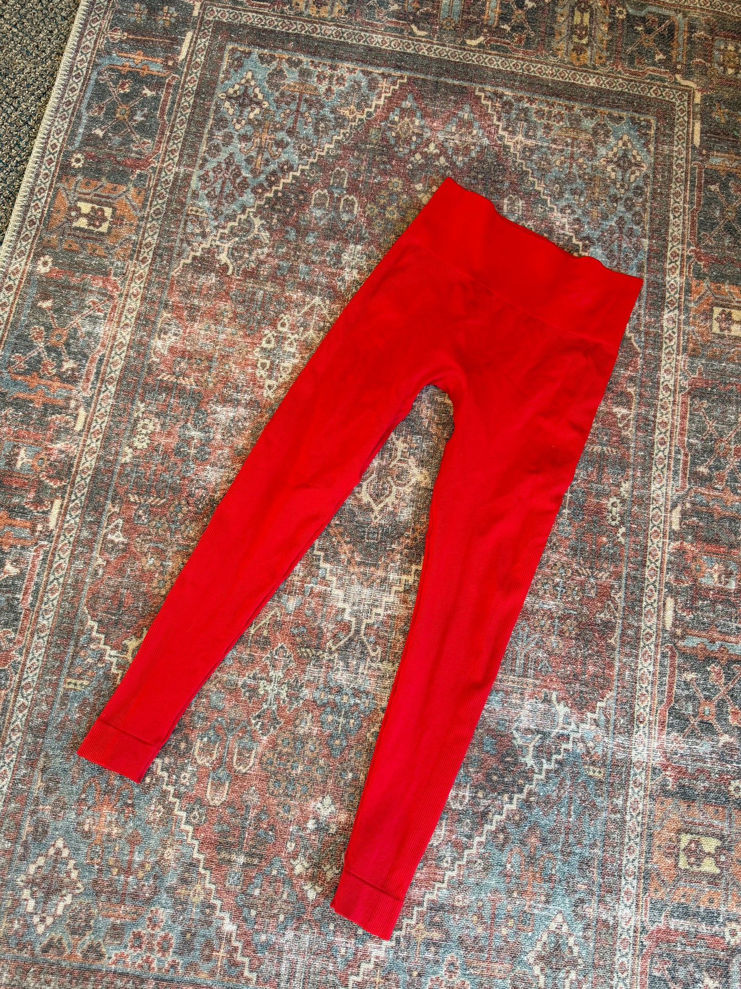 Set Active Red Leggings