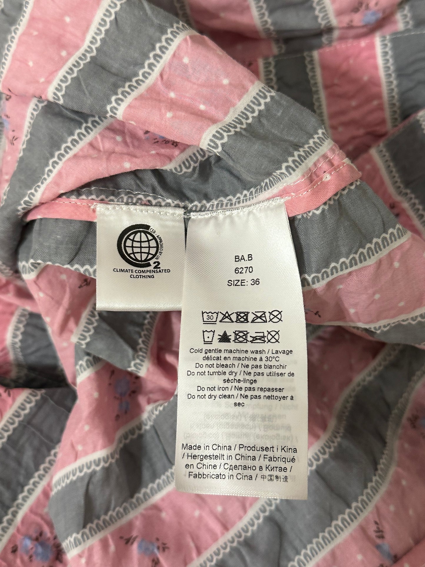 Ganni Open Back Puff Sleeve Dress