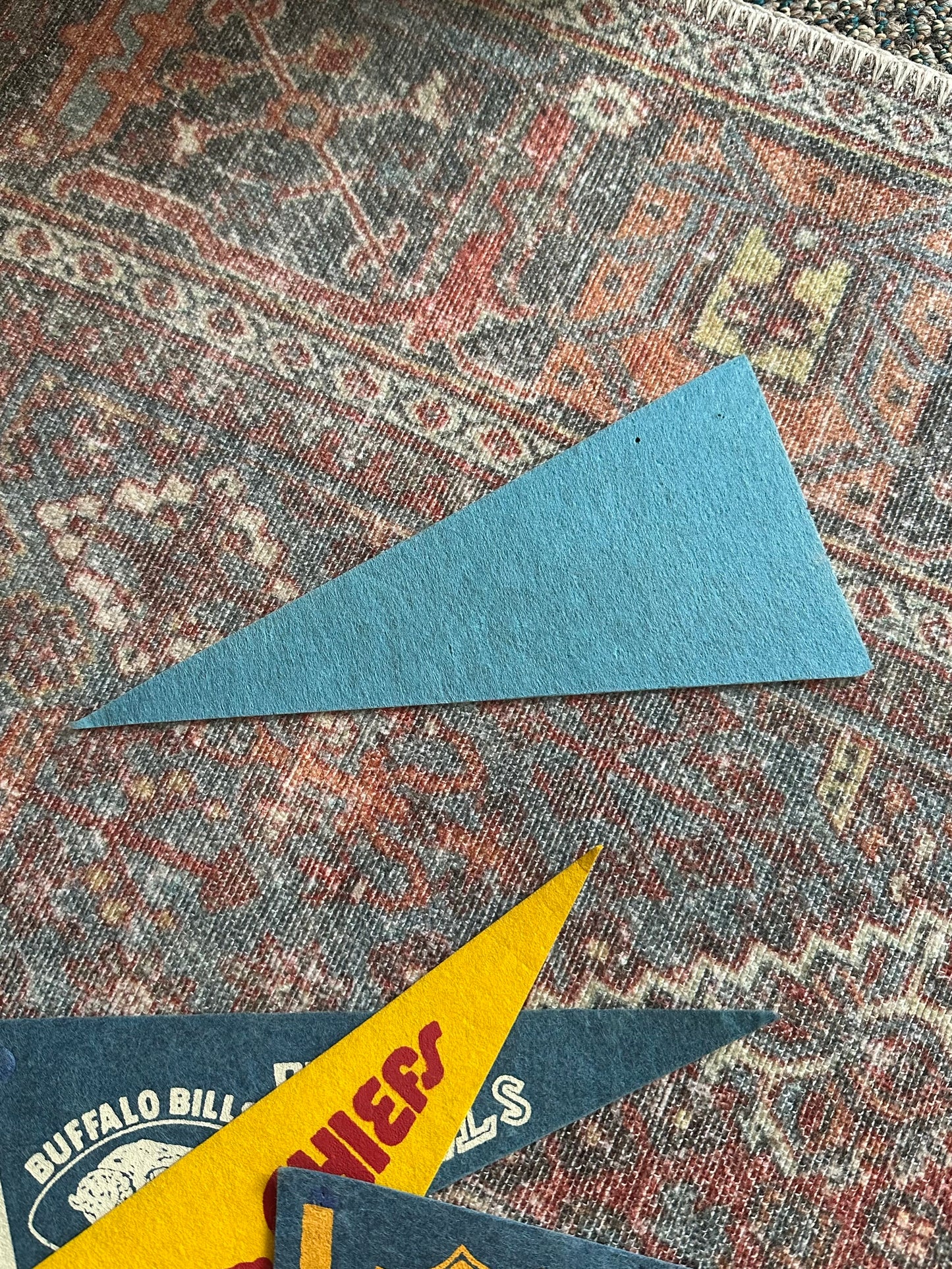 Houston Oilers Vintage NFL Mini Felt Pennants 1960s-70s
