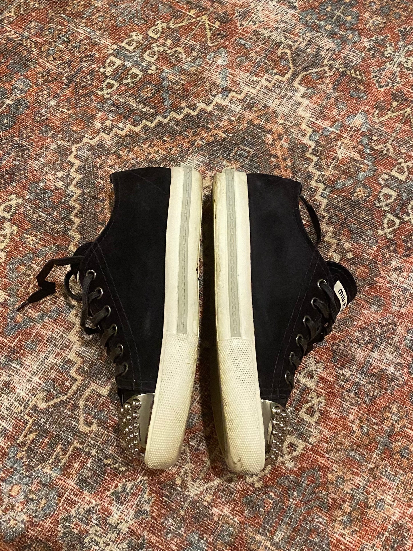 Miu Miu Vintage Suede Sneakers