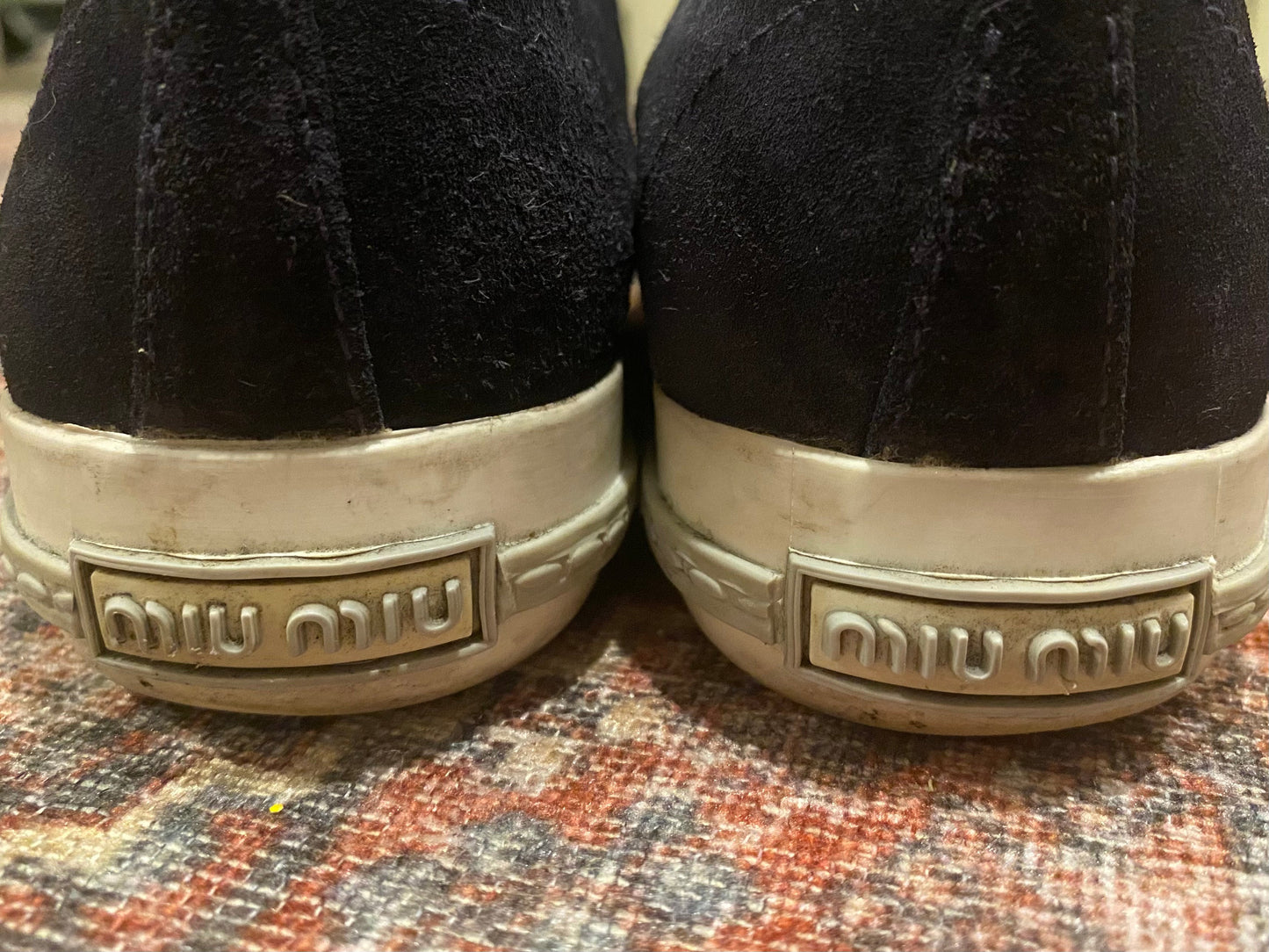 Miu Miu Vintage Suede Sneakers