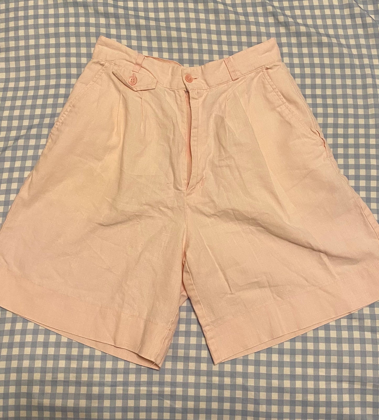 Pink Trouser Shorts