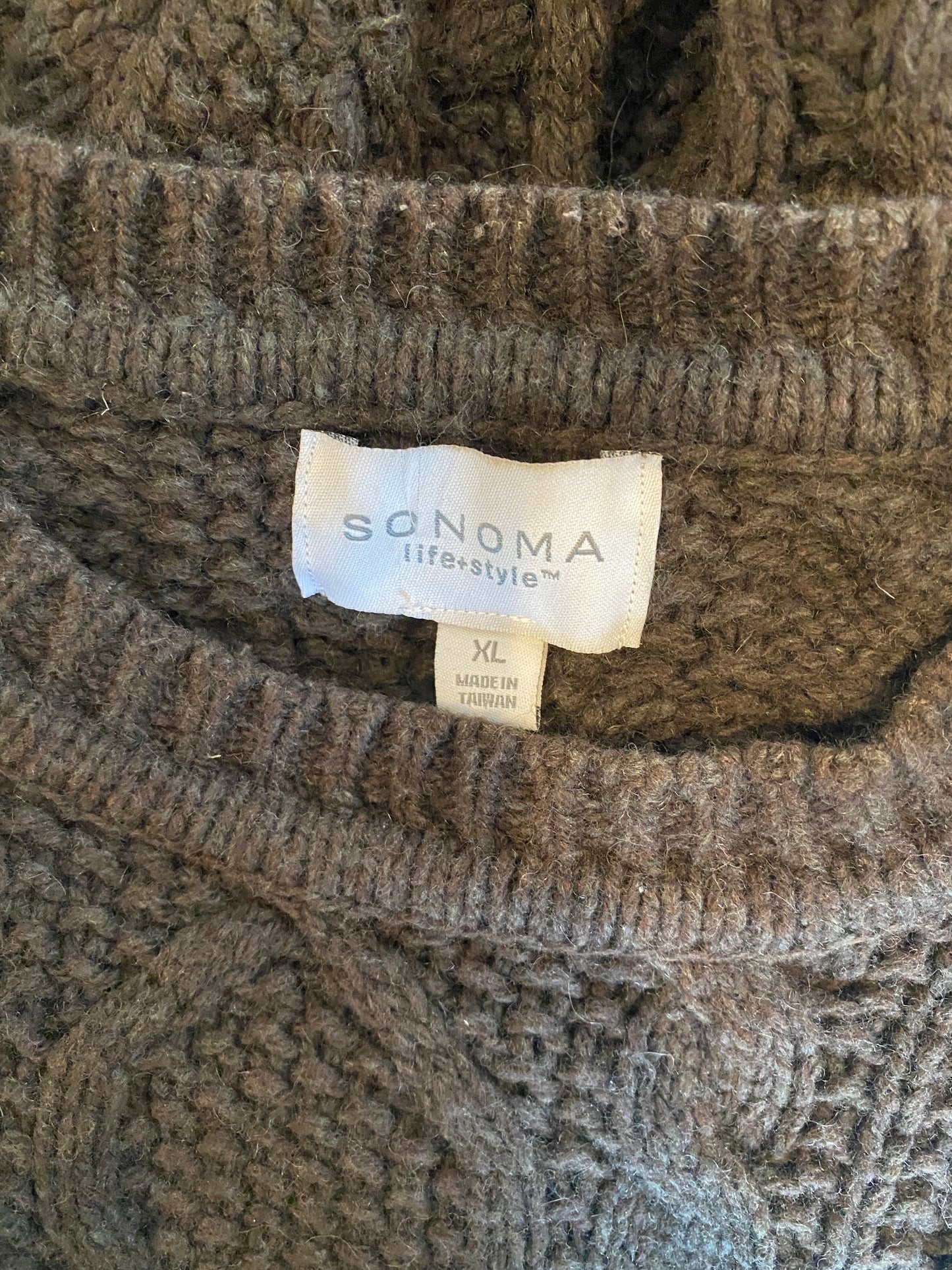 Sonoma Green Wool Sweater