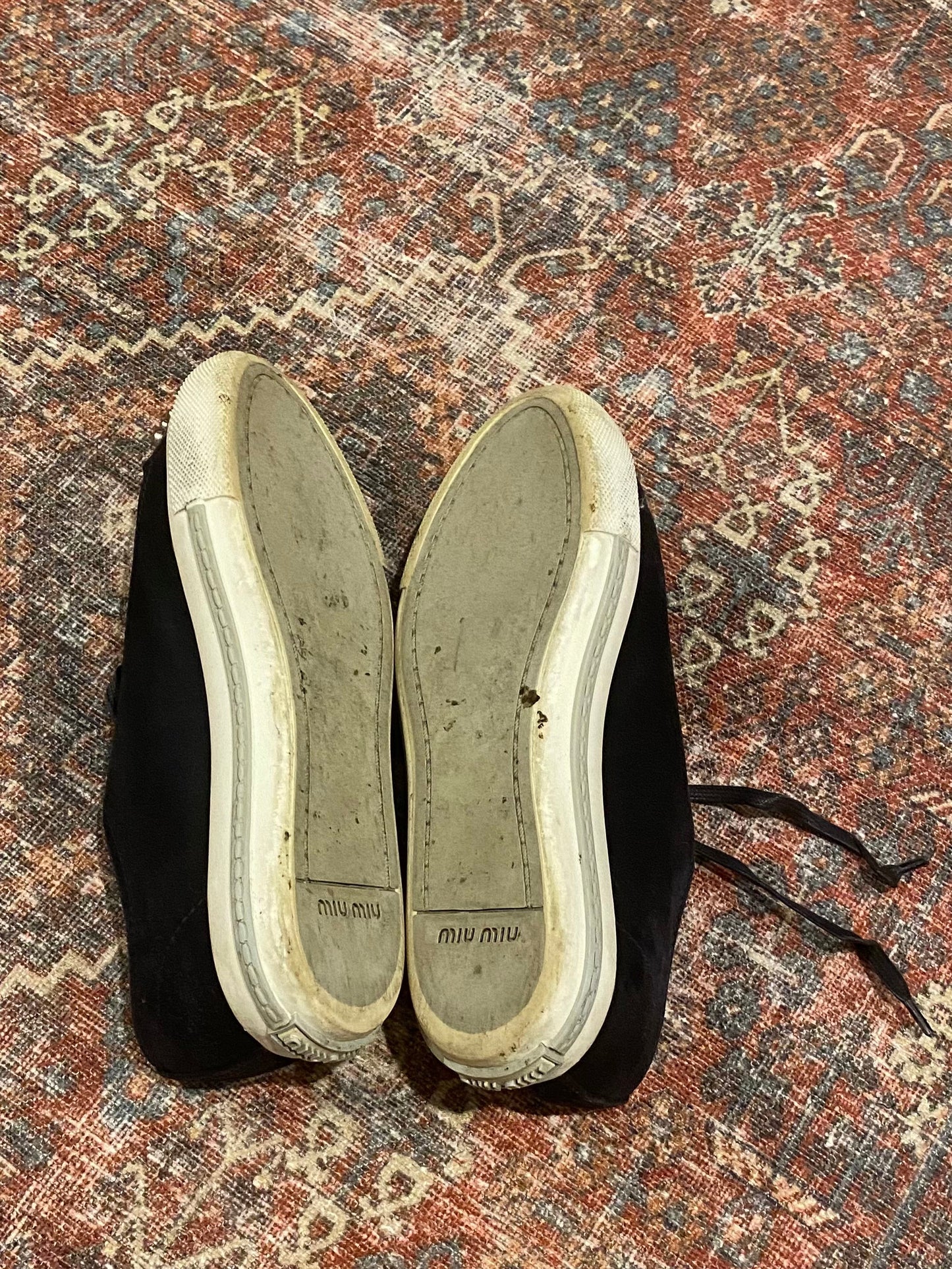 Miu Miu Vintage Suede Sneakers