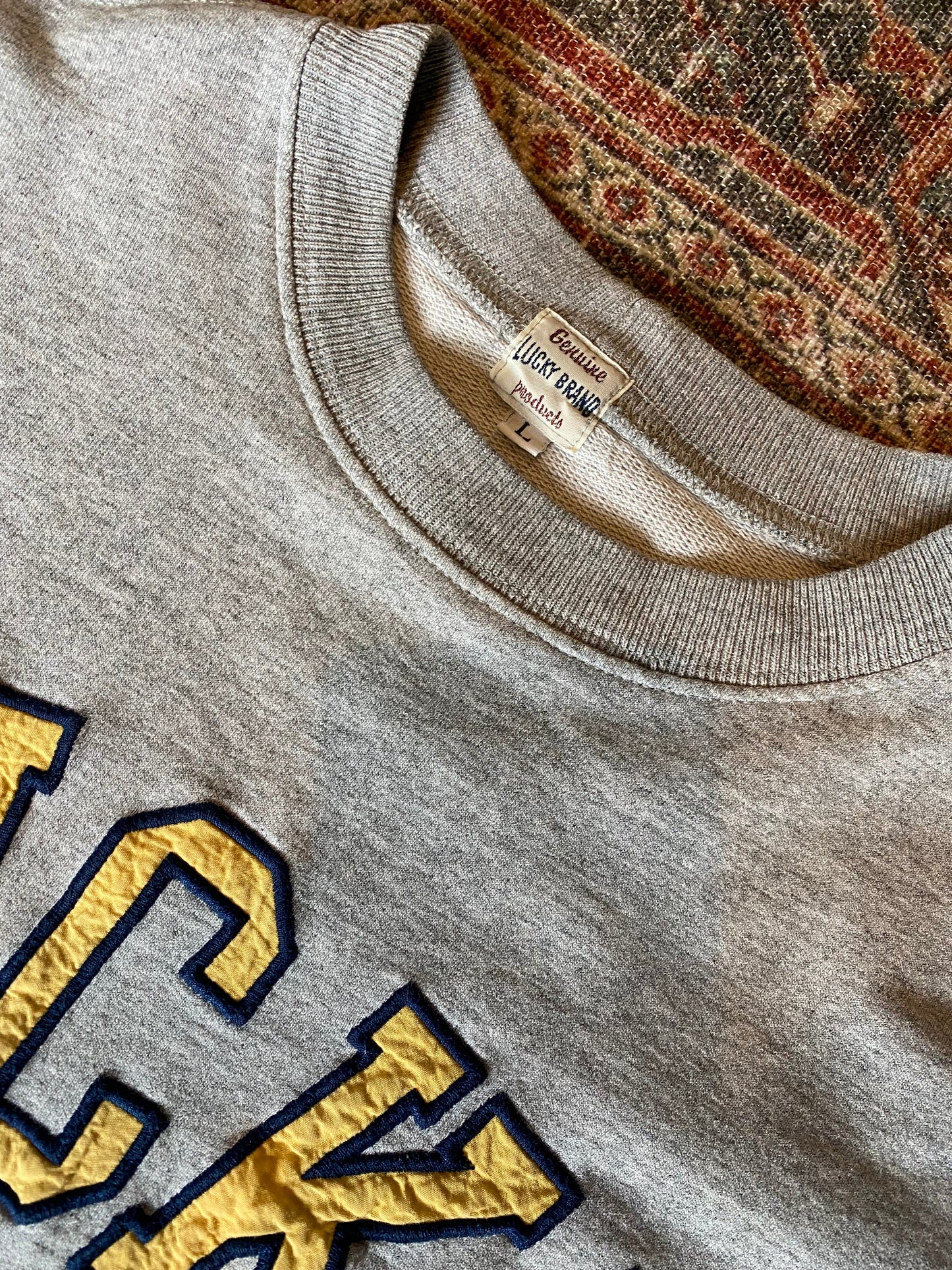 Vintage Lucky Brand Pullover Sweatshirt