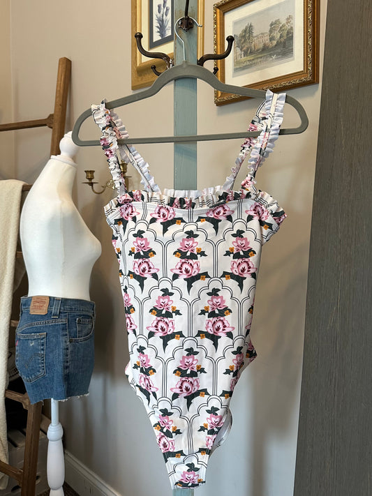 Floral One Piece Bathing Suit