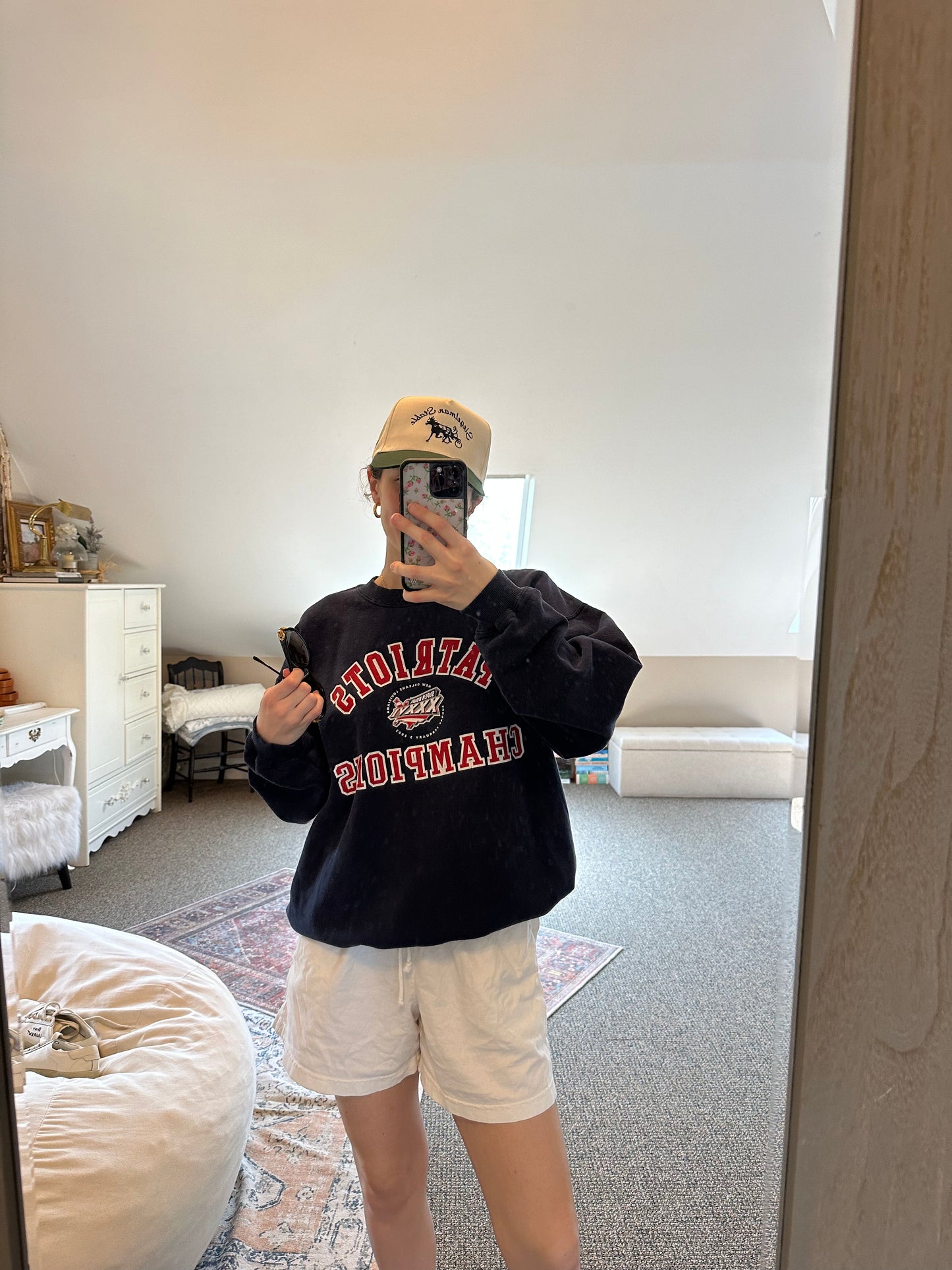 Vintage Patriots Champions Crewneck