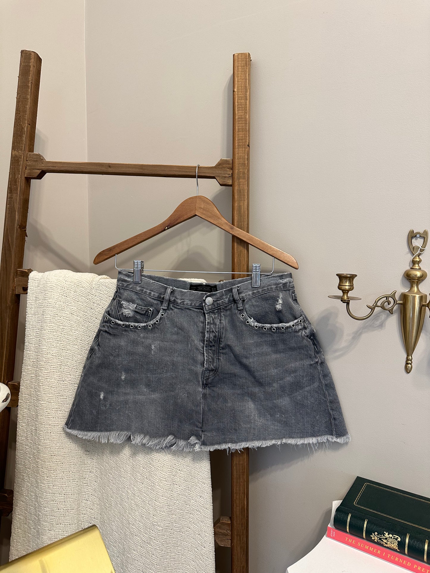 Zara Denim Mini Skirt