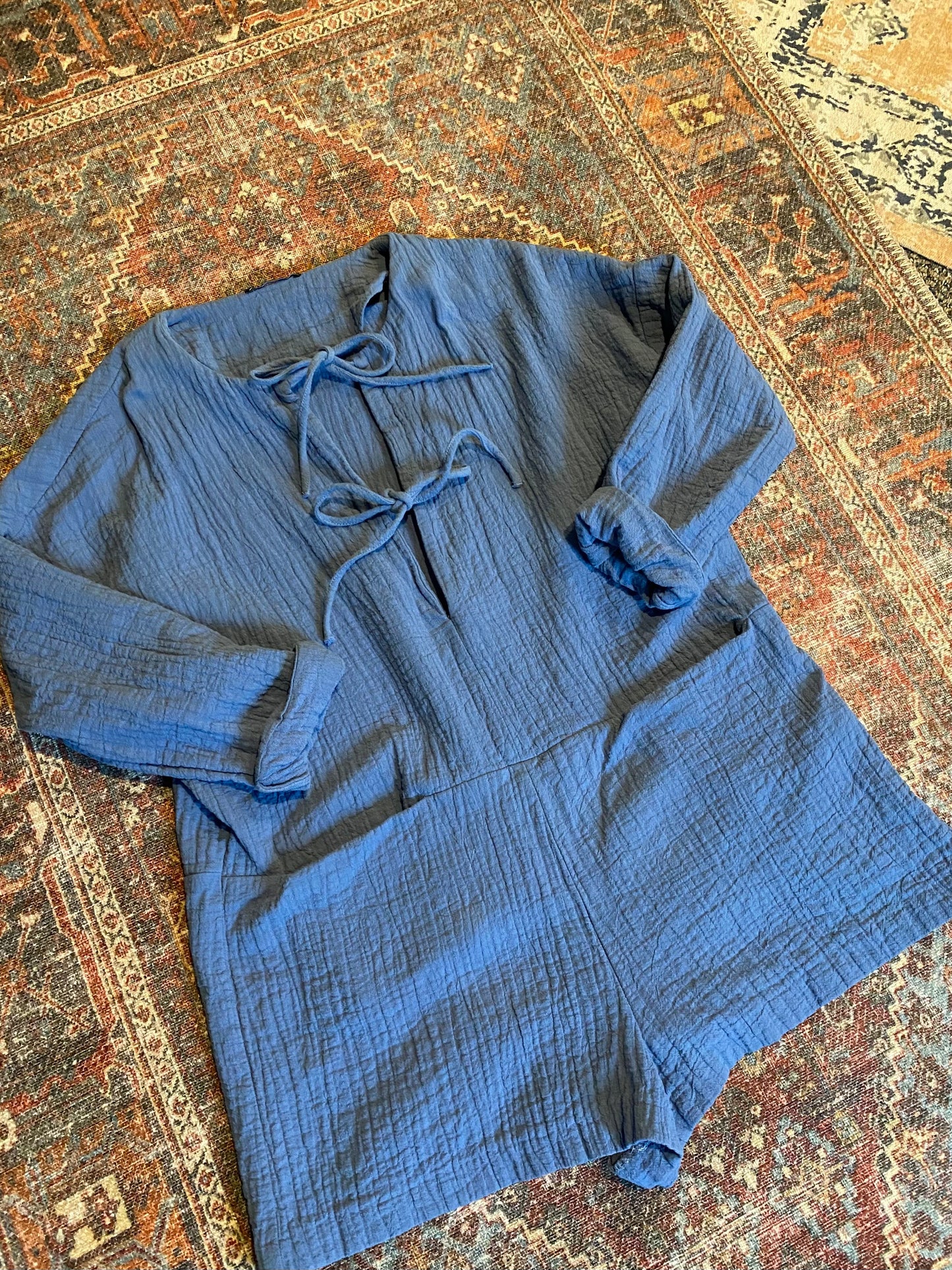 Zara Tie Front Romper