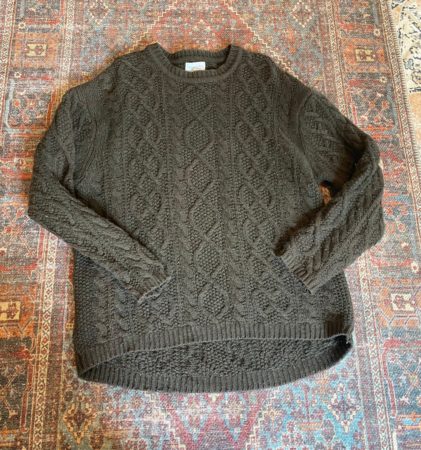 Sonoma Green Wool Sweater