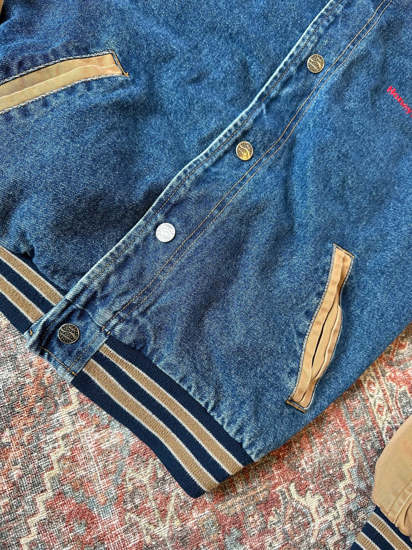 Honeywell Denim Varsity Jacket