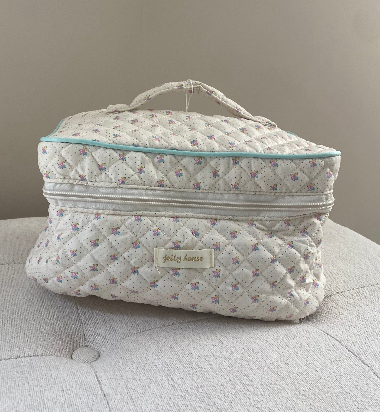 Jolly House Quilted Floral Toiletry Bag