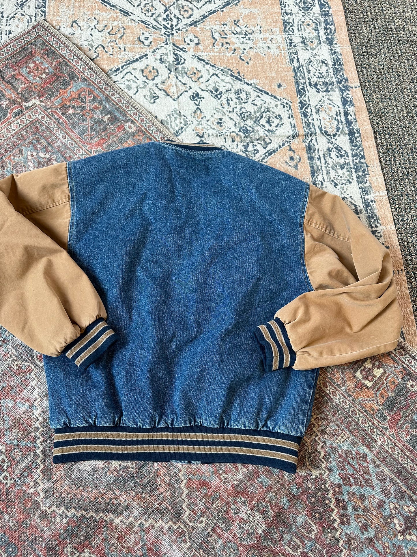 Honeywell Denim Varsity Jacket